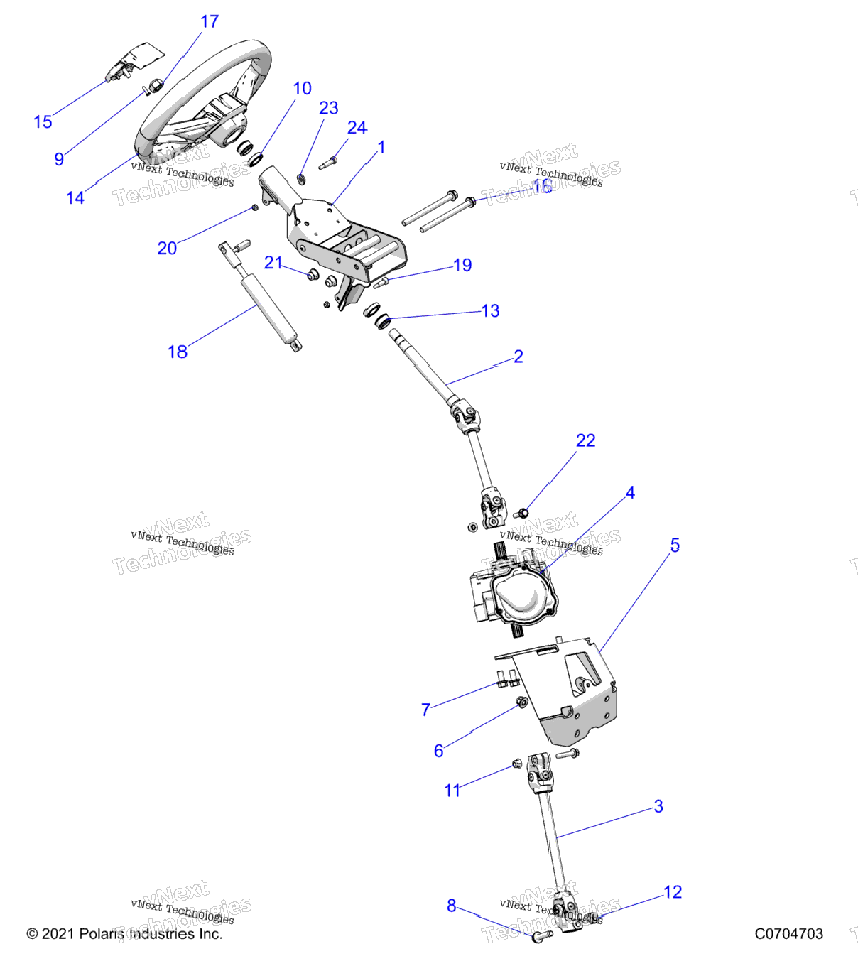 Steering, Steering Asm. Z24nee99fm\Z24nes99fmCm