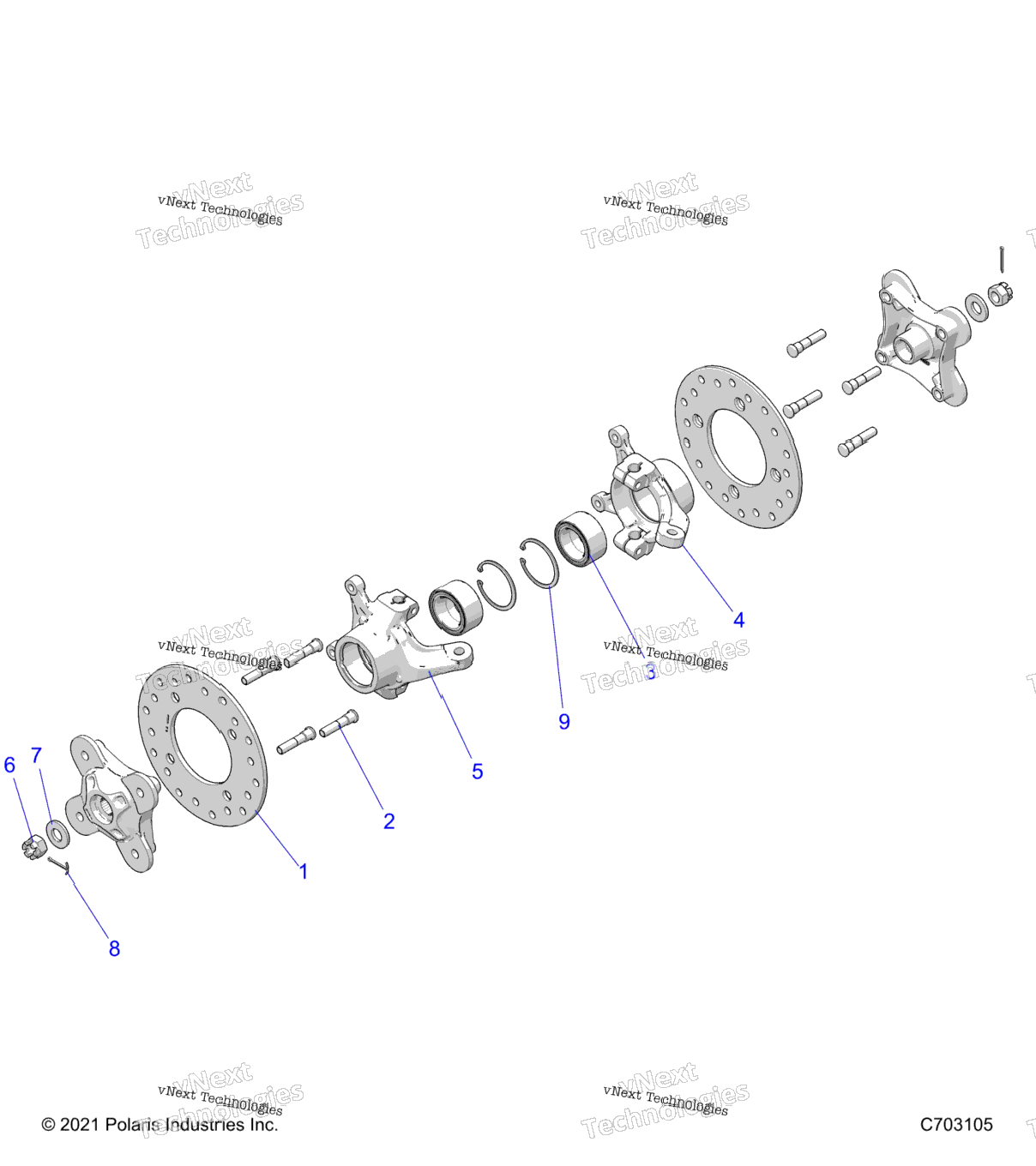 Suspension, Front Carrier And Hub Z24nee99fm\Z24nes99fmCm