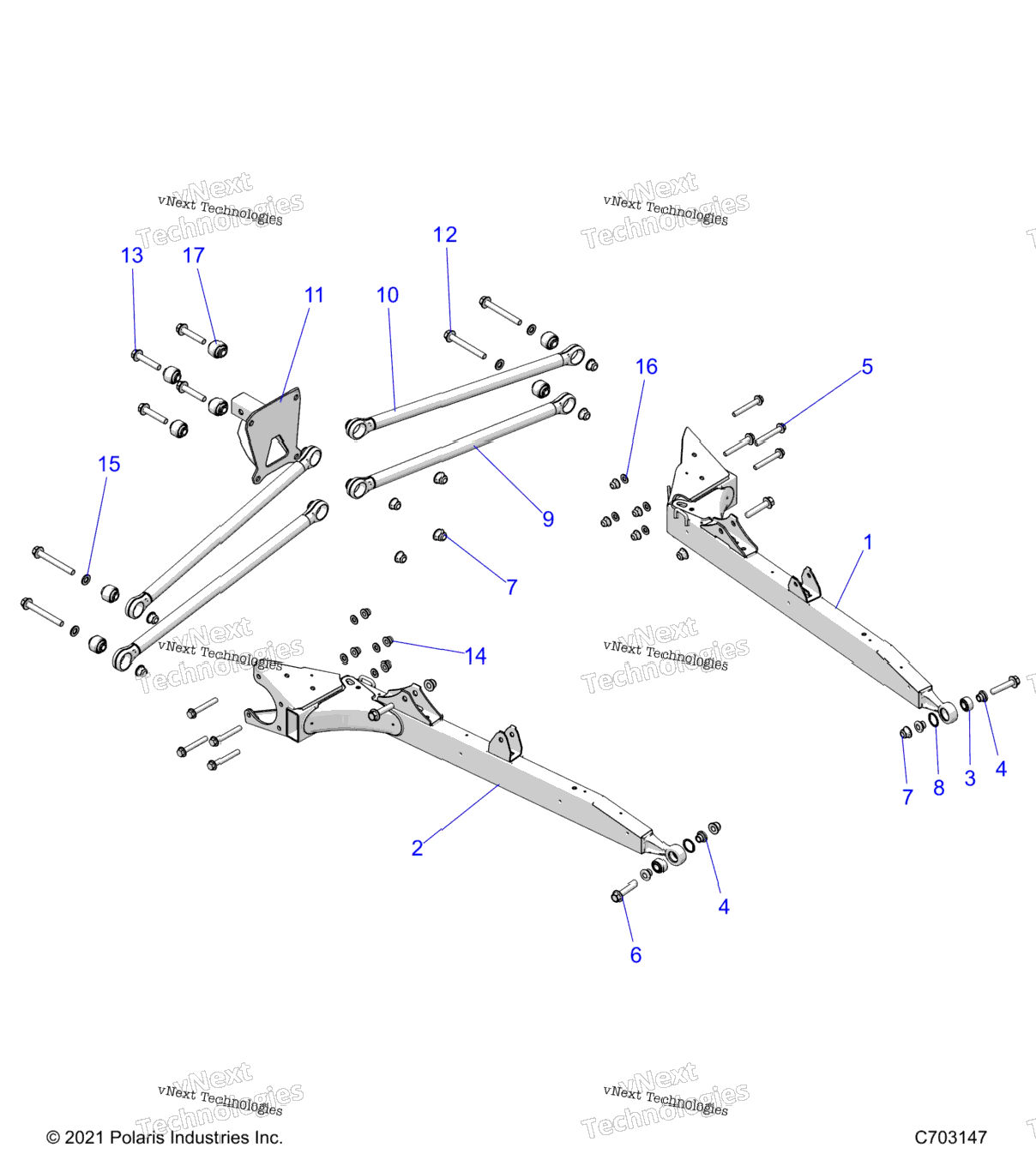 Suspension, Rear Control Arms Z24nee99fm\Z24nes99fmCm