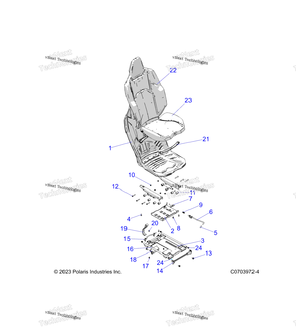 Body, Seat Asm. And Slider