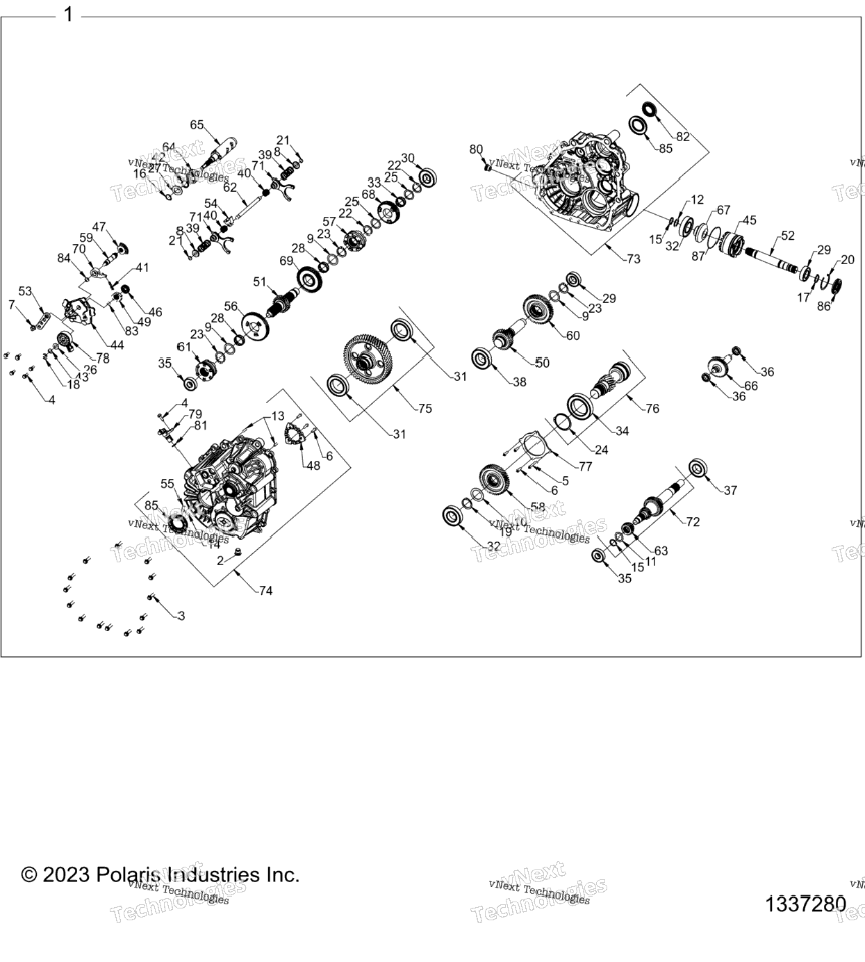 Drive Train, Main Gearcase Internals