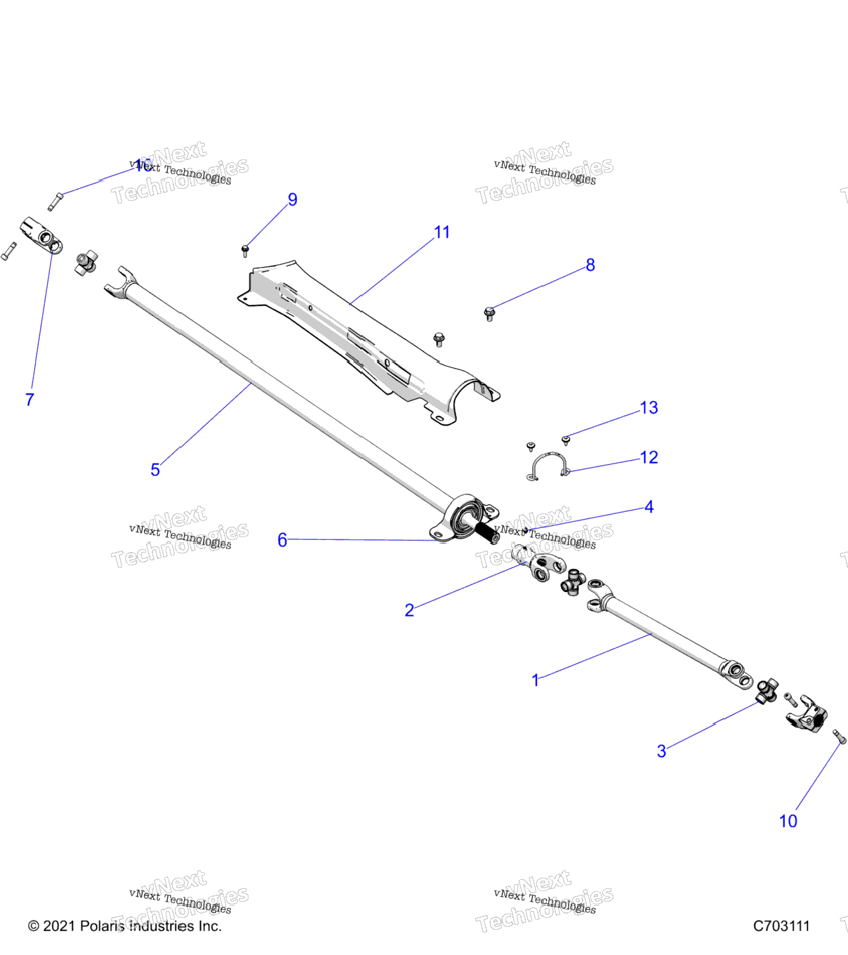 Drive Train, Prop Shaft