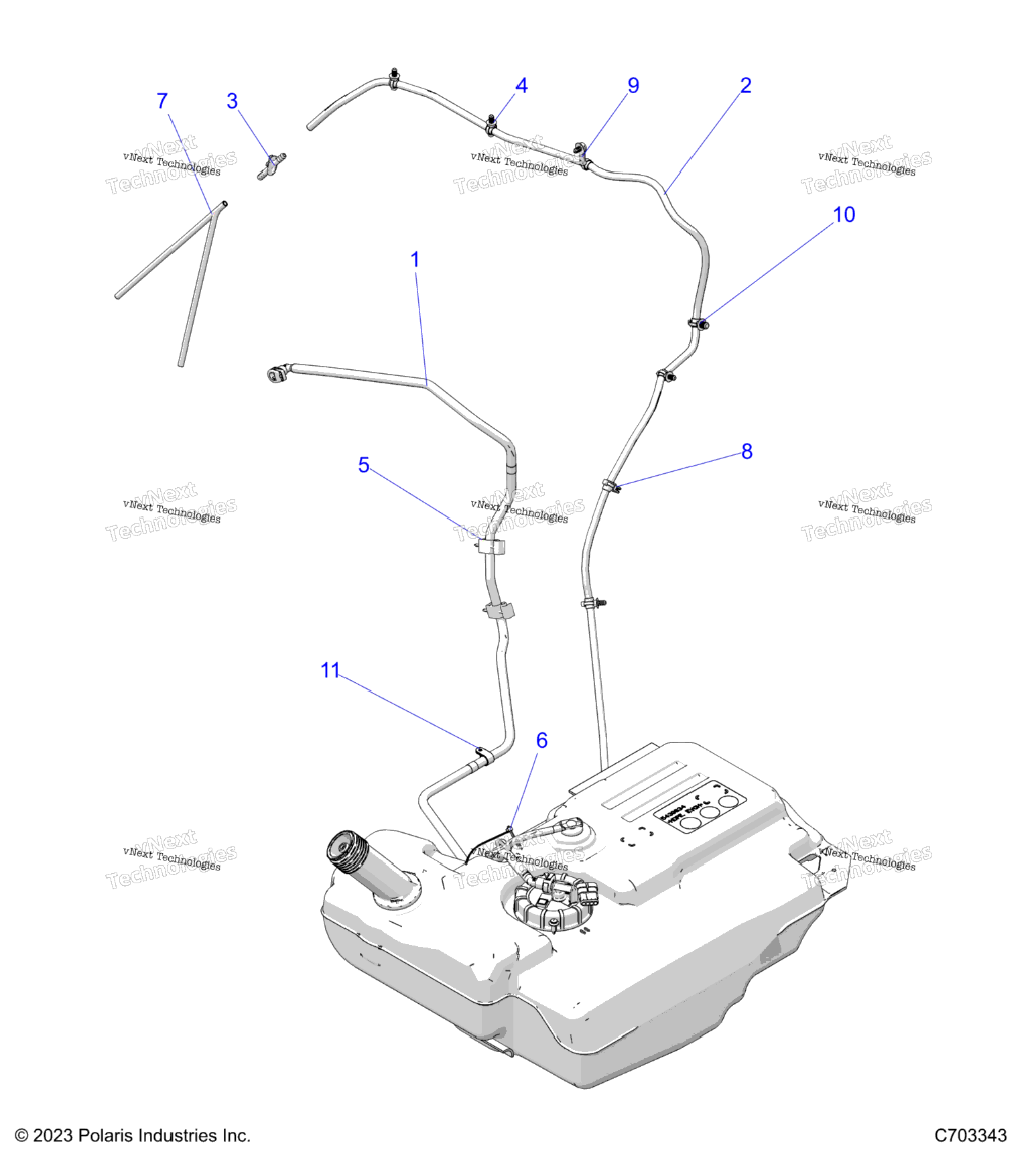 Fuel System, Lines, Std