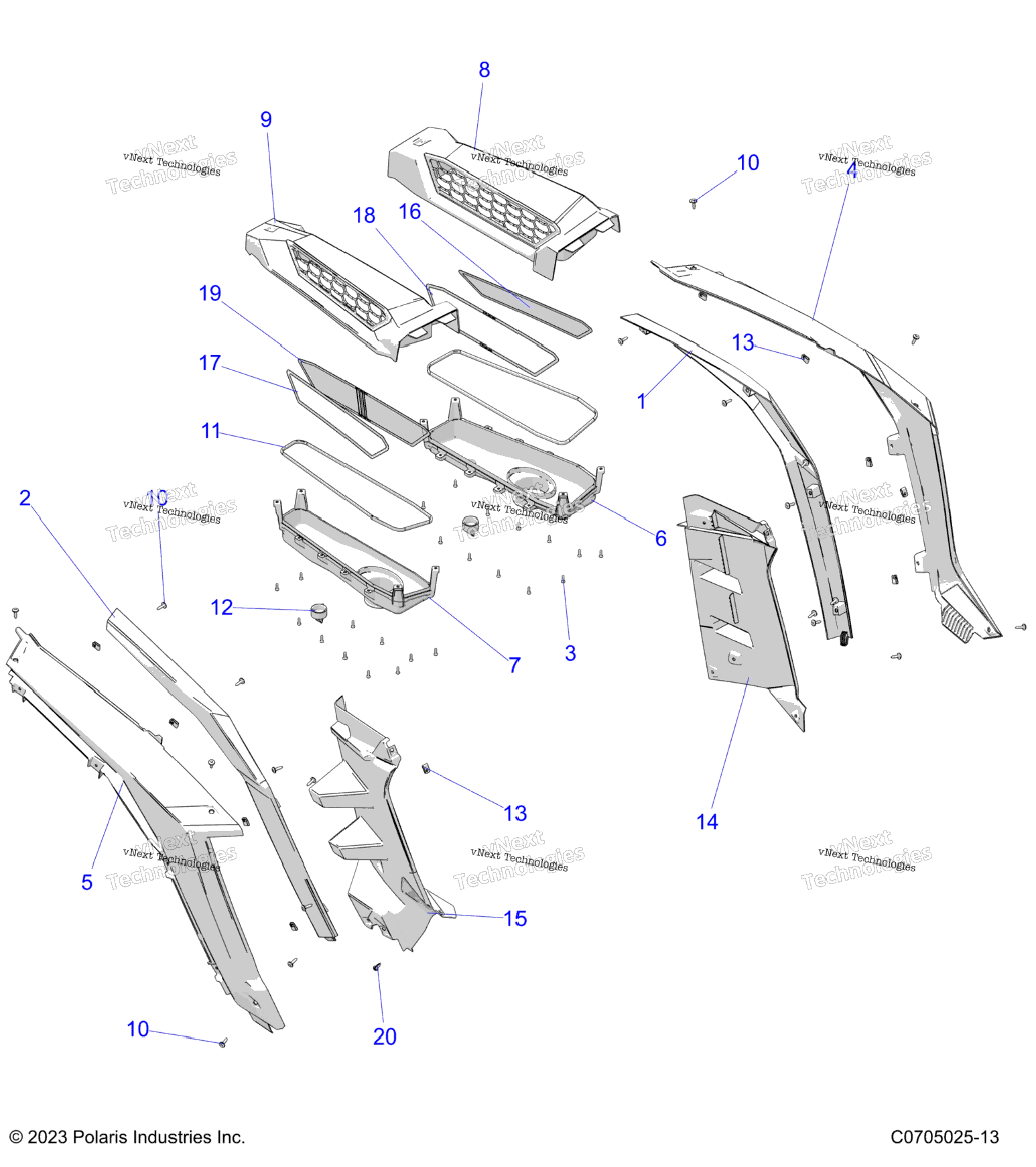 Body, Rear Fenders And Bezels