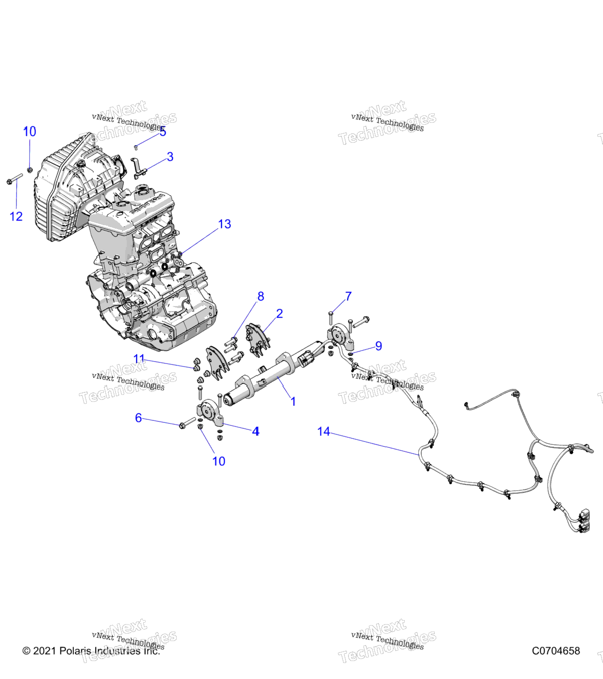 Engine, Mounting & Long Block