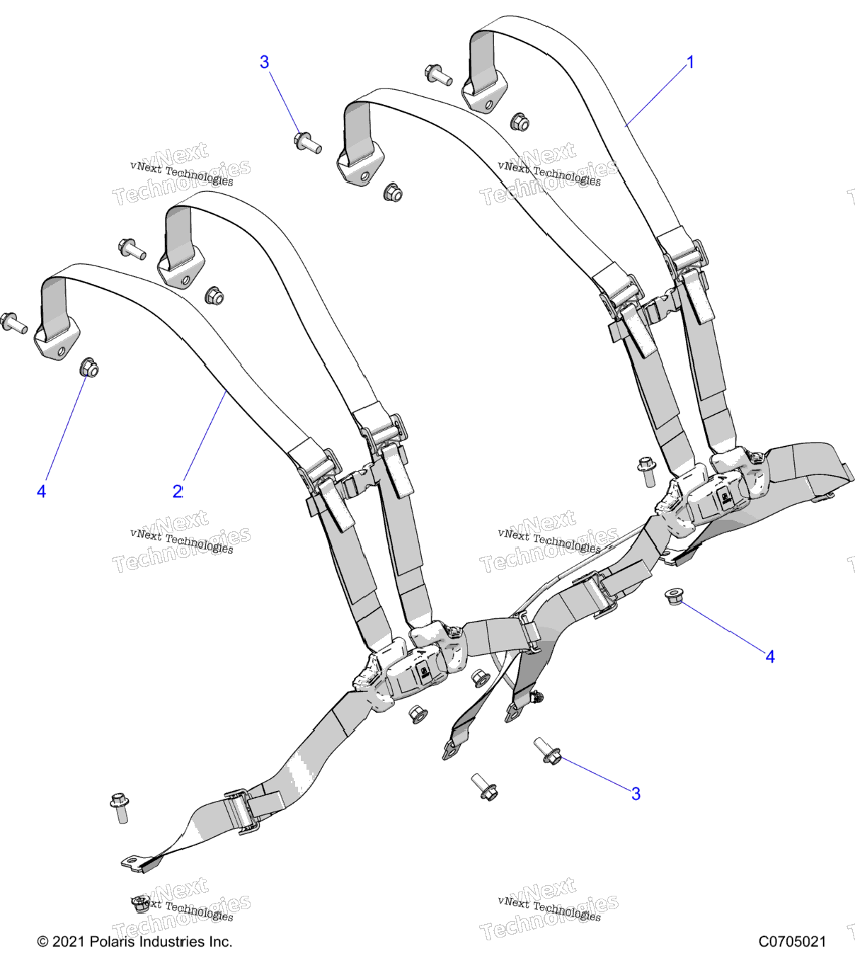 Body, Seat Belt Mounting