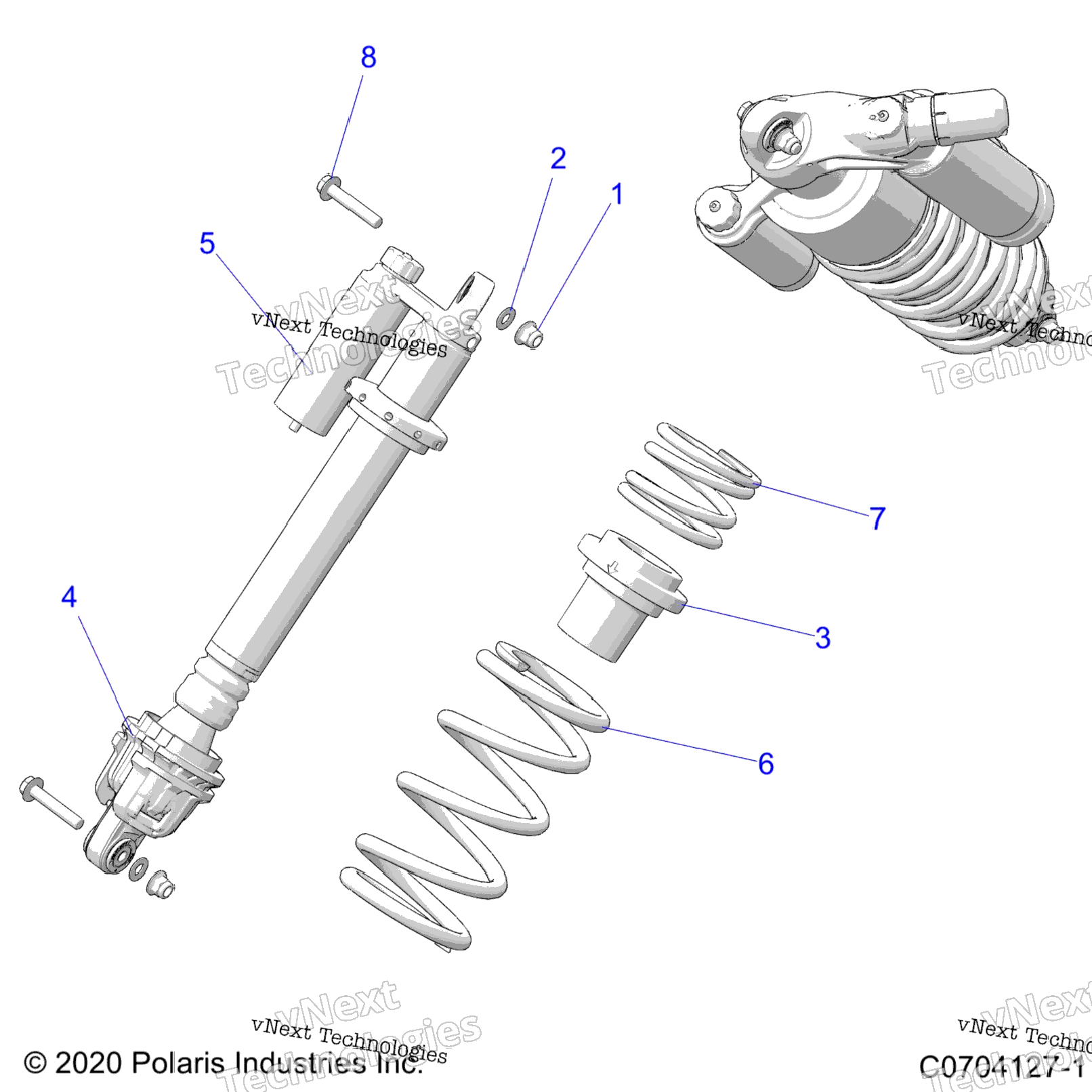 Suspension, Front Shock Mounting