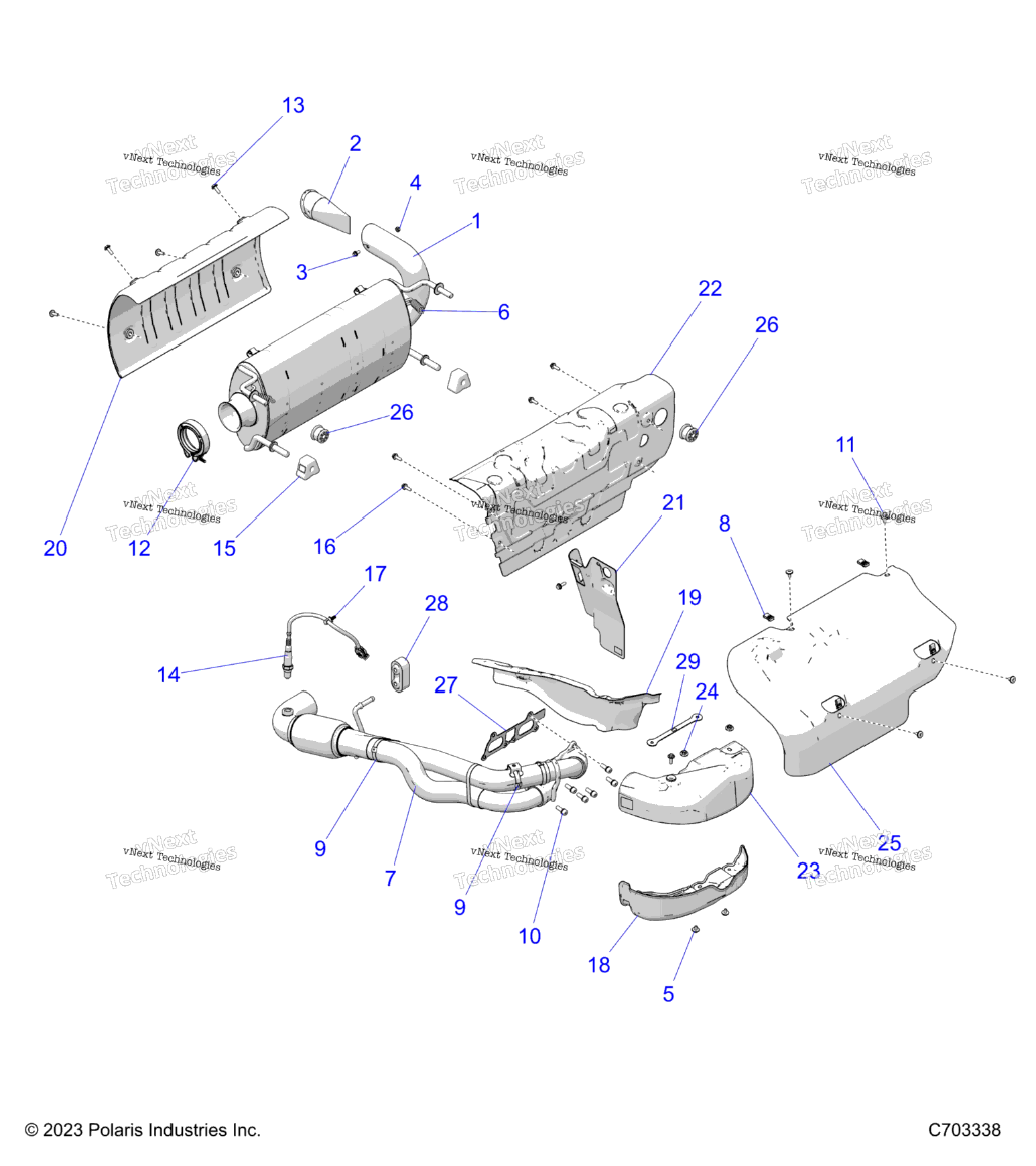 Engine, Exhaust System Z