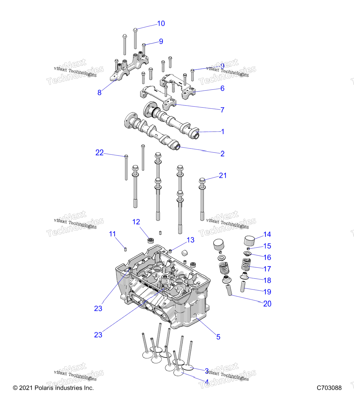 Engine, Cylinder Head And Valves