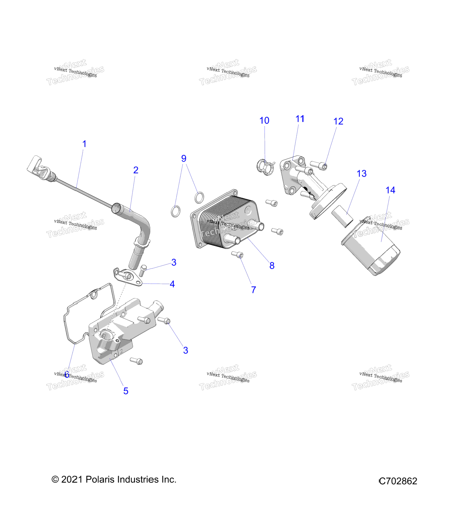 Engine, Dipstick And Oil Filter