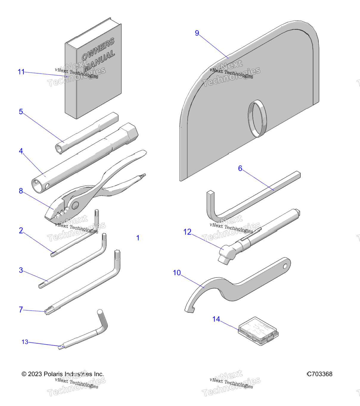 Reference, Owners Manual And Tool Kit