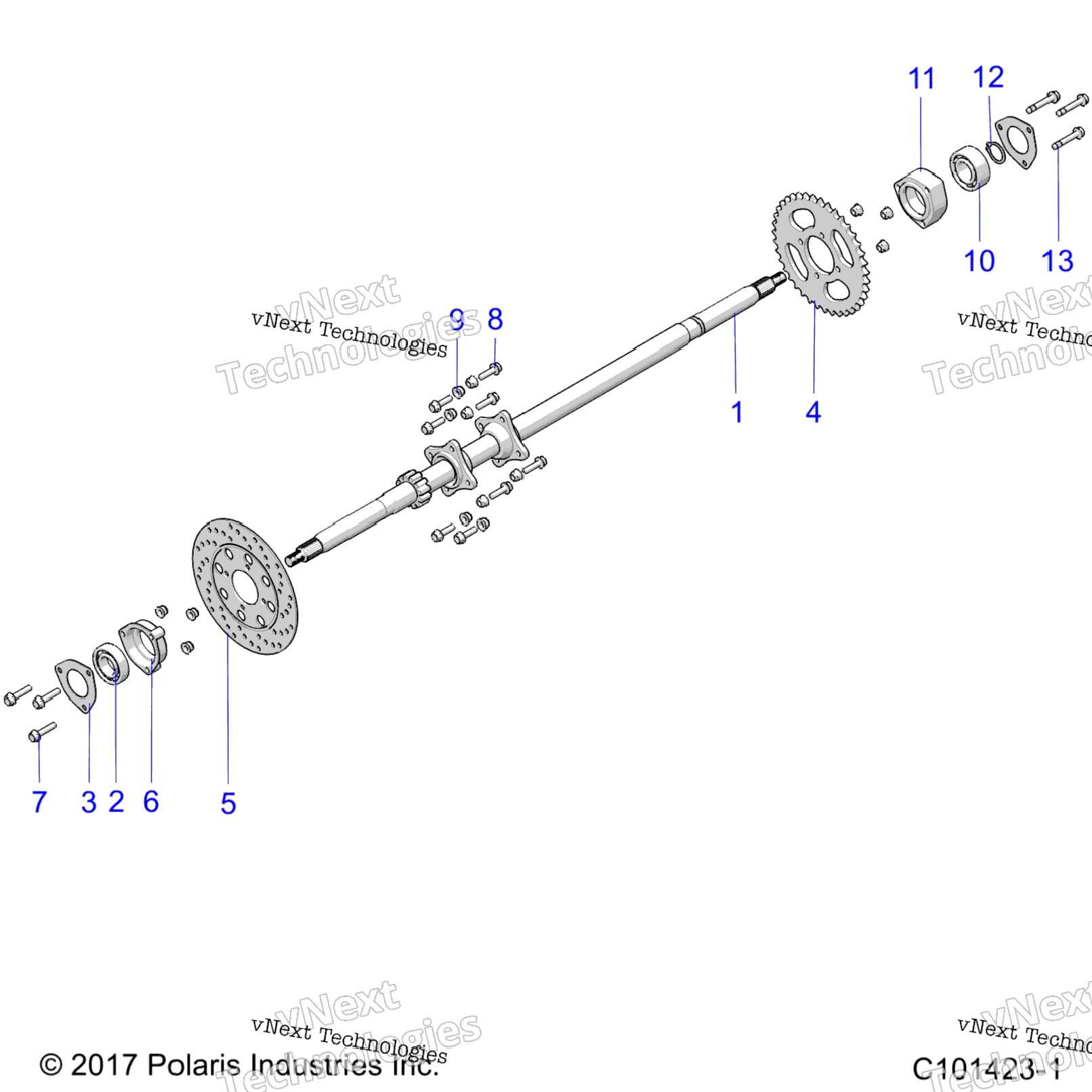 Suspension, Rear Axle