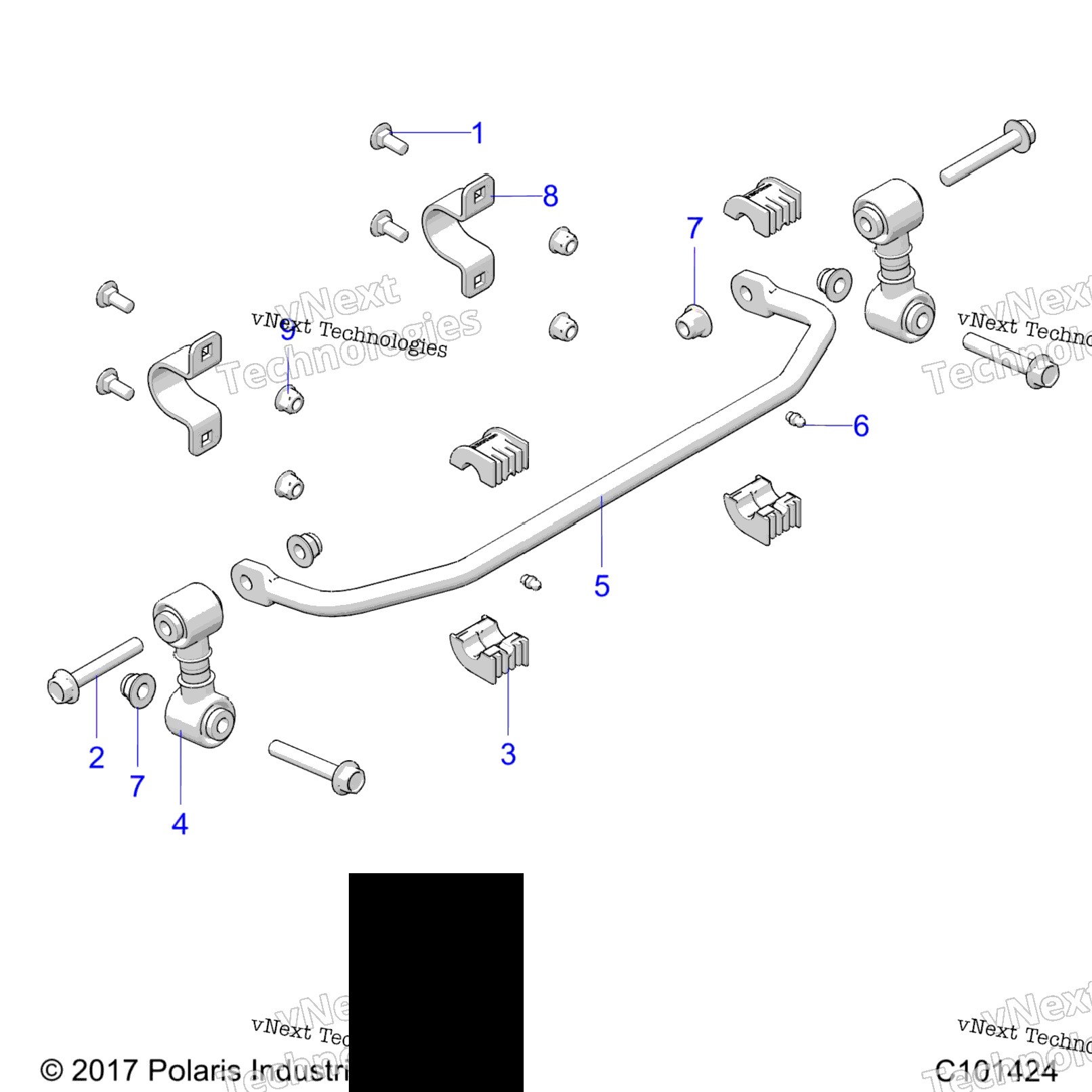 Suspension, Stabilizer Bar, Front