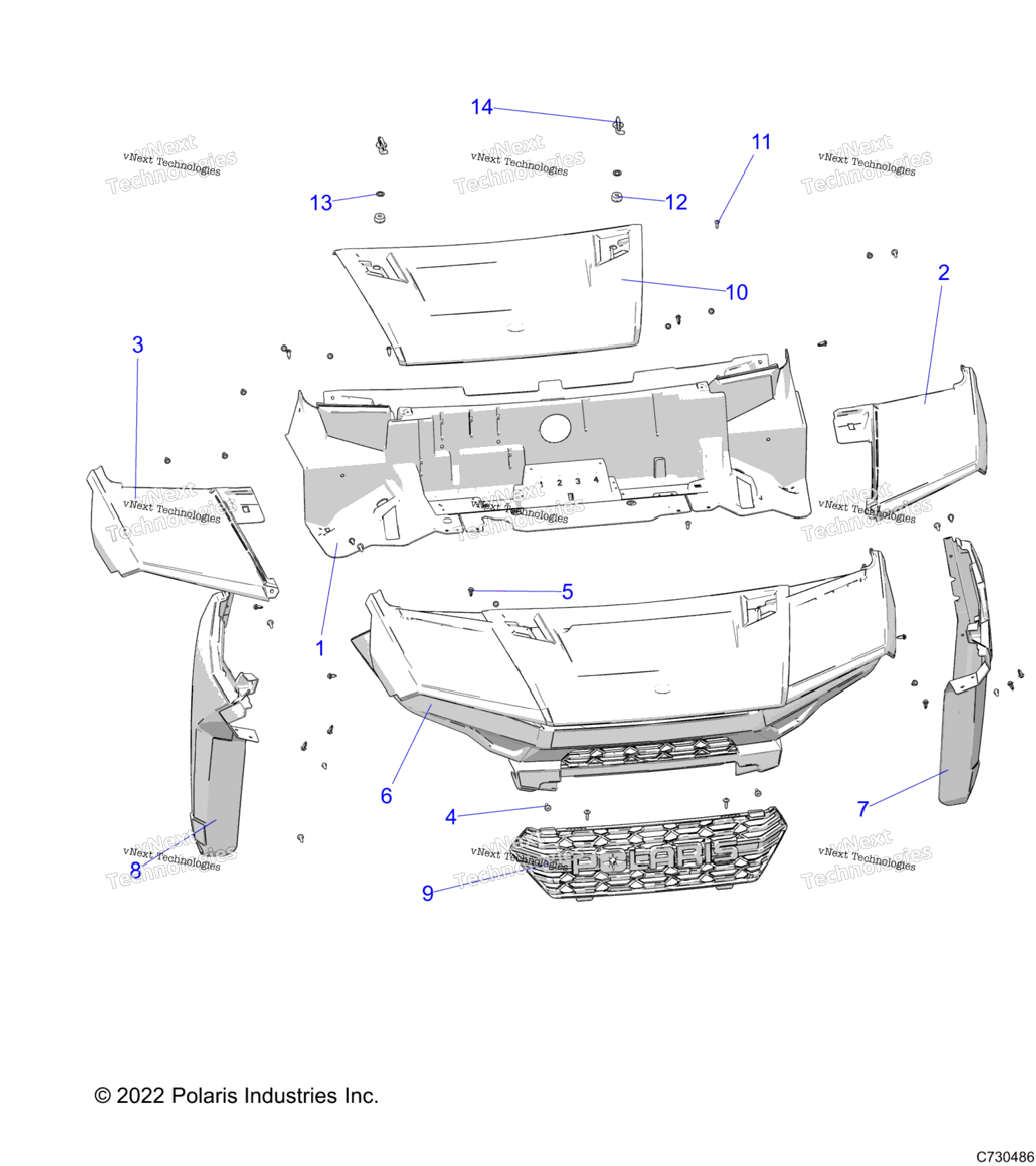 Body, Hood And Front Facia