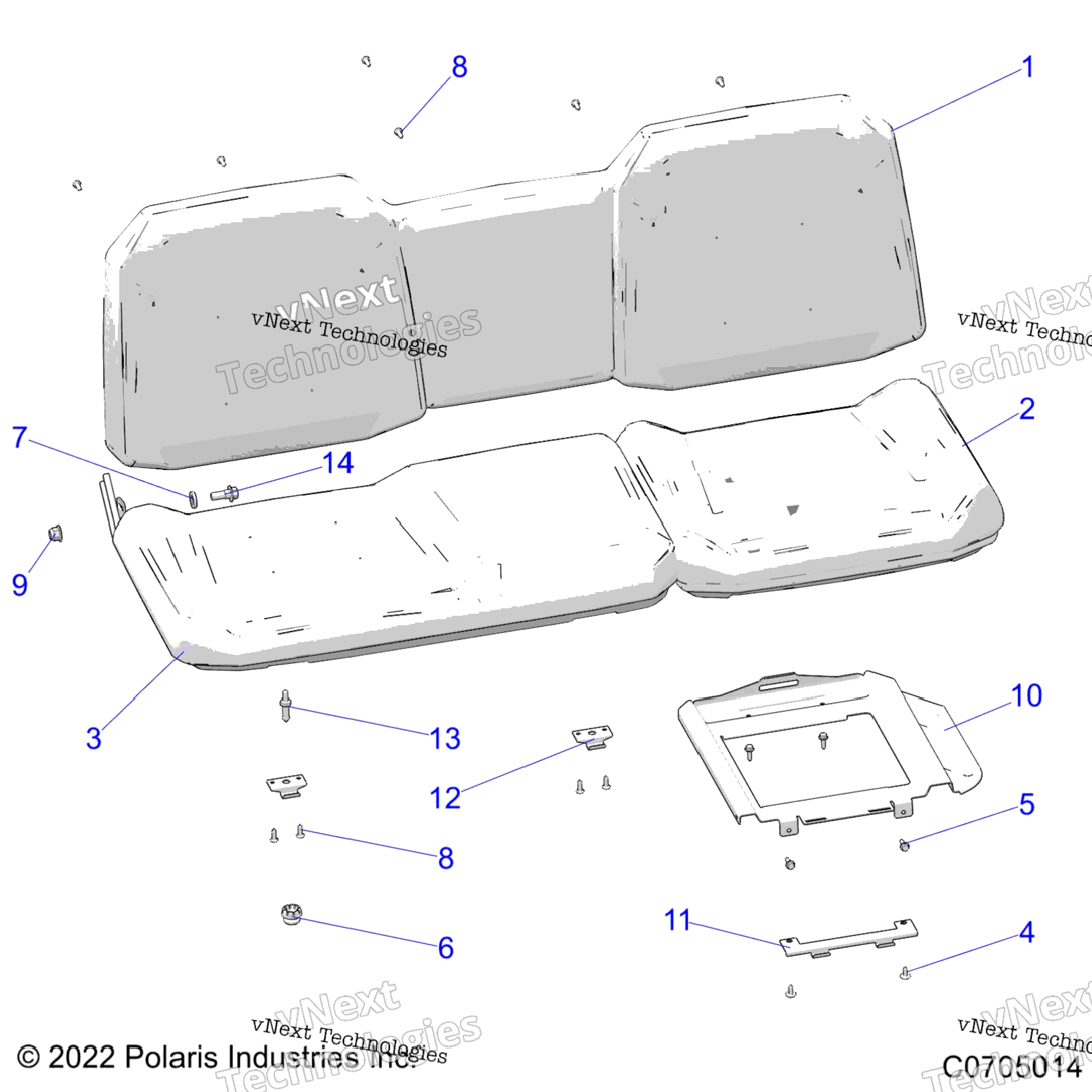 Body, Seat Asm