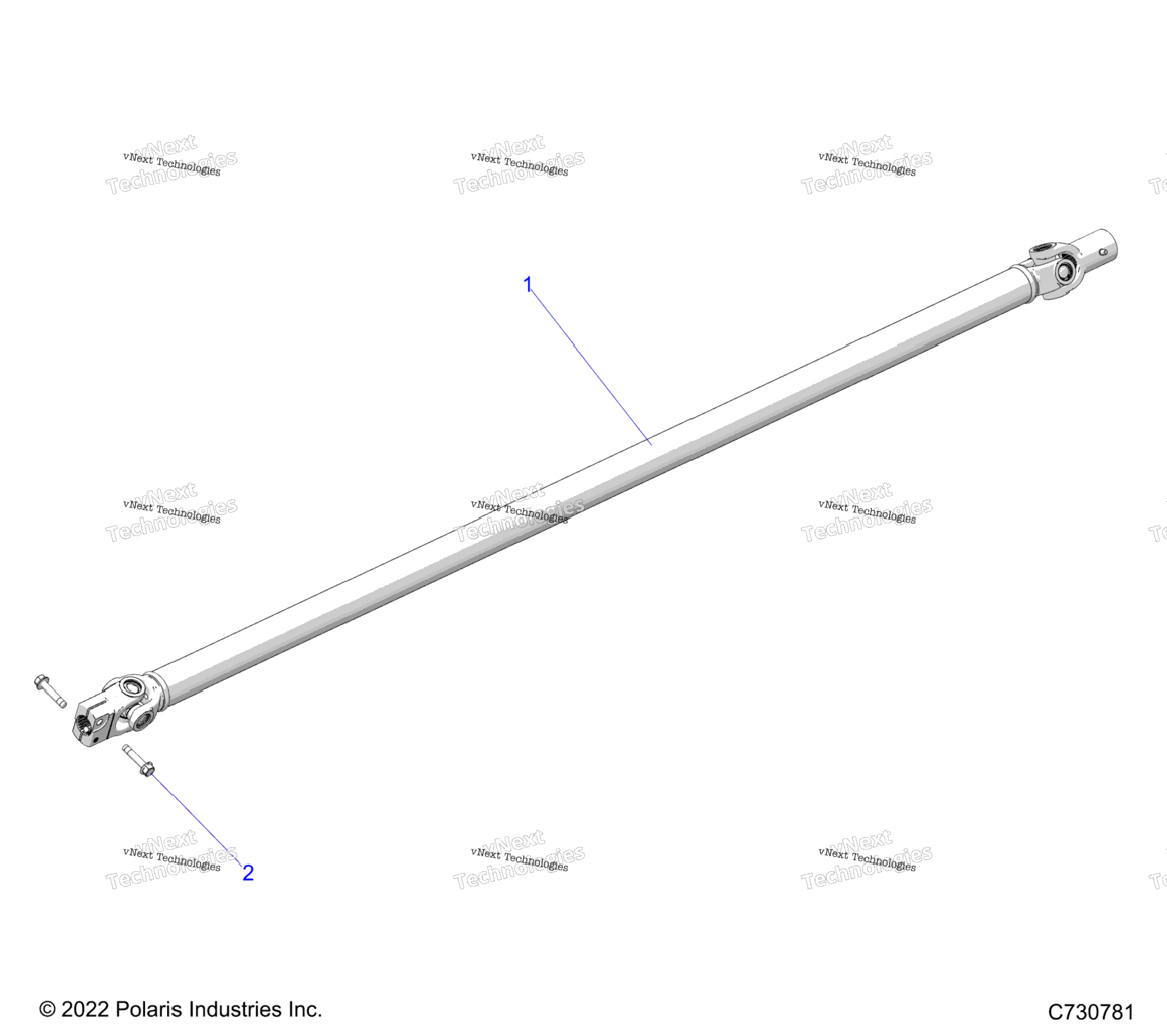 Drive Train, Front Prop Shaft