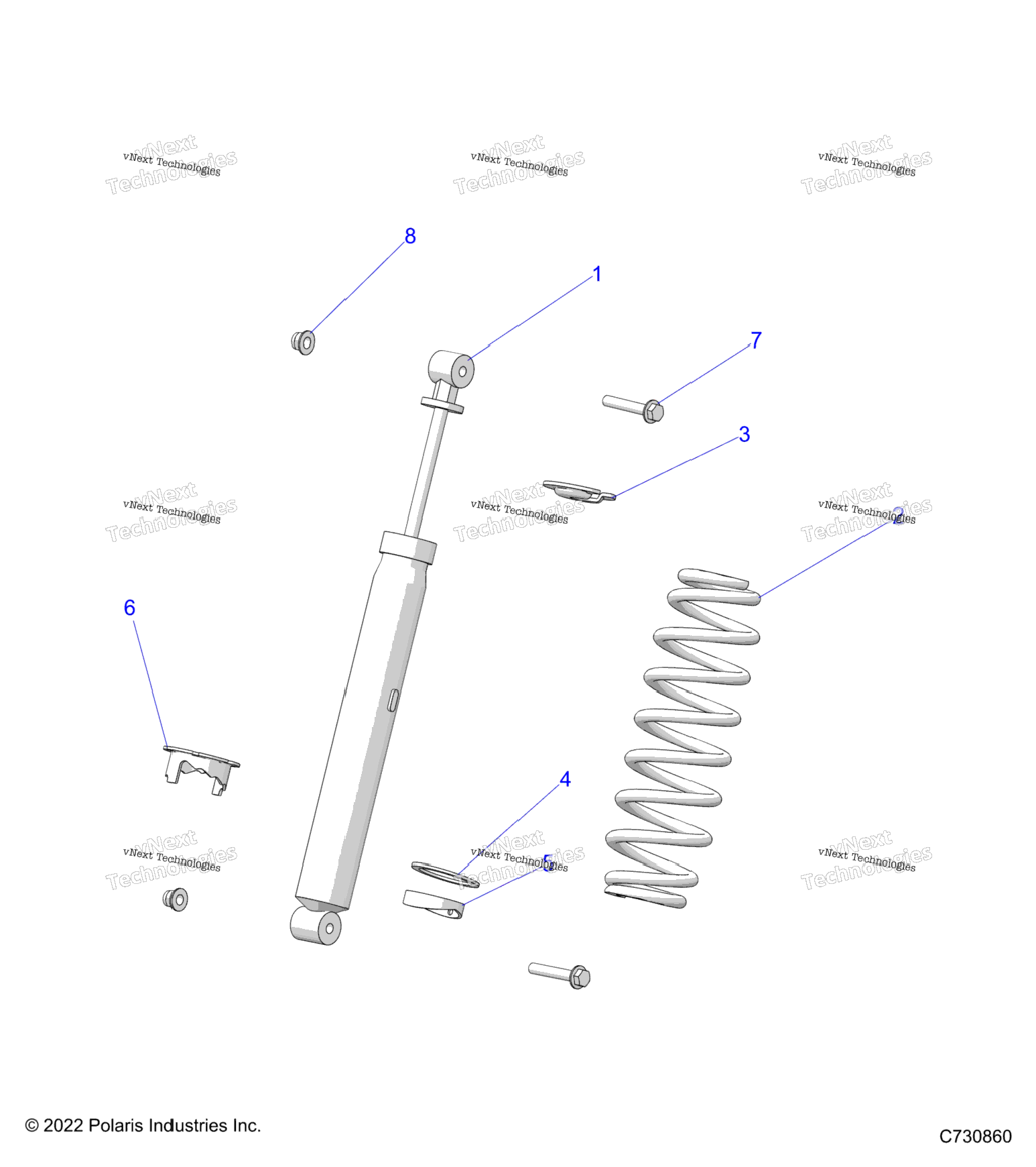 Suspension, Rear Shock