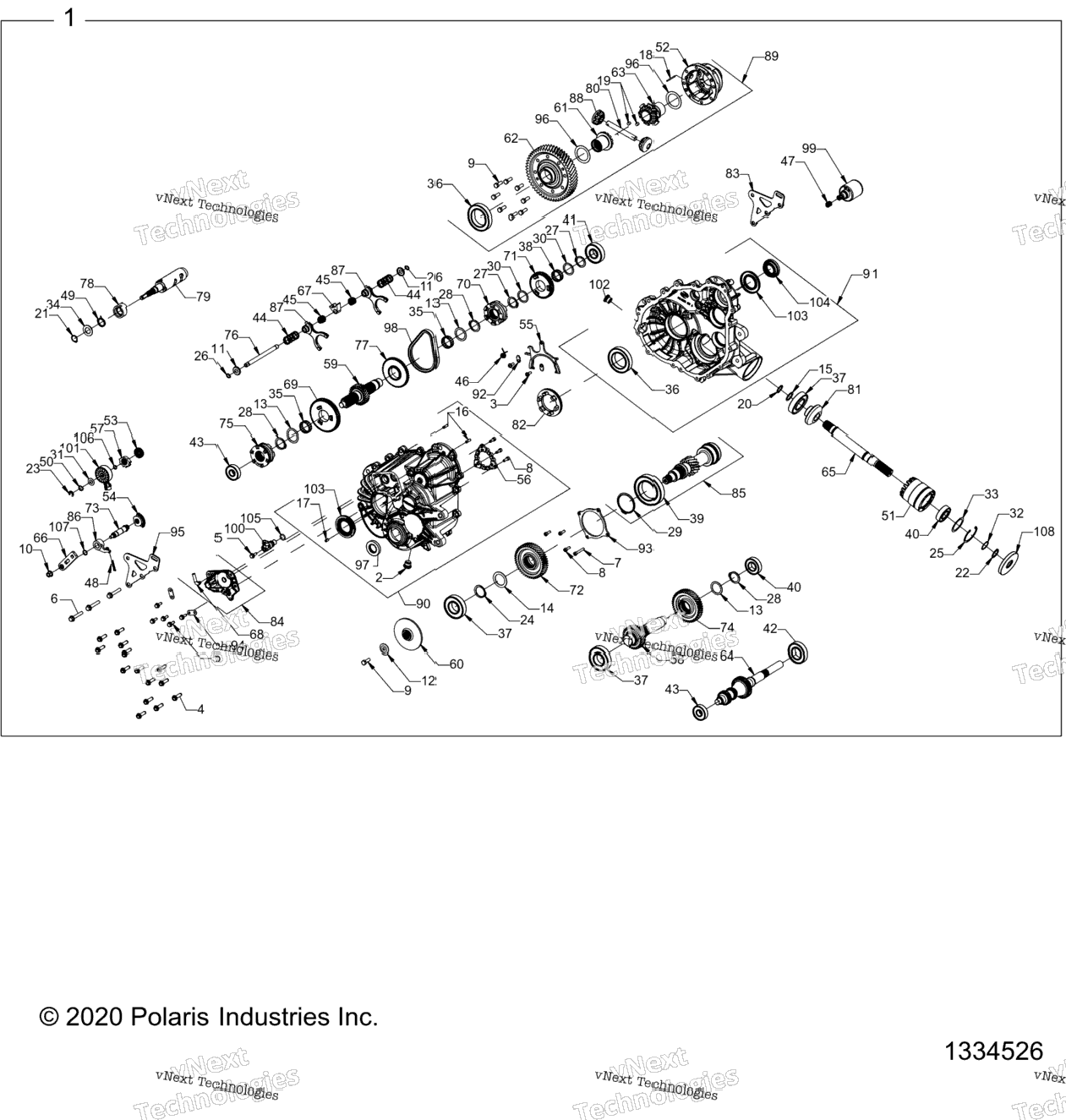 Drive Train, Main Gearcase Internals