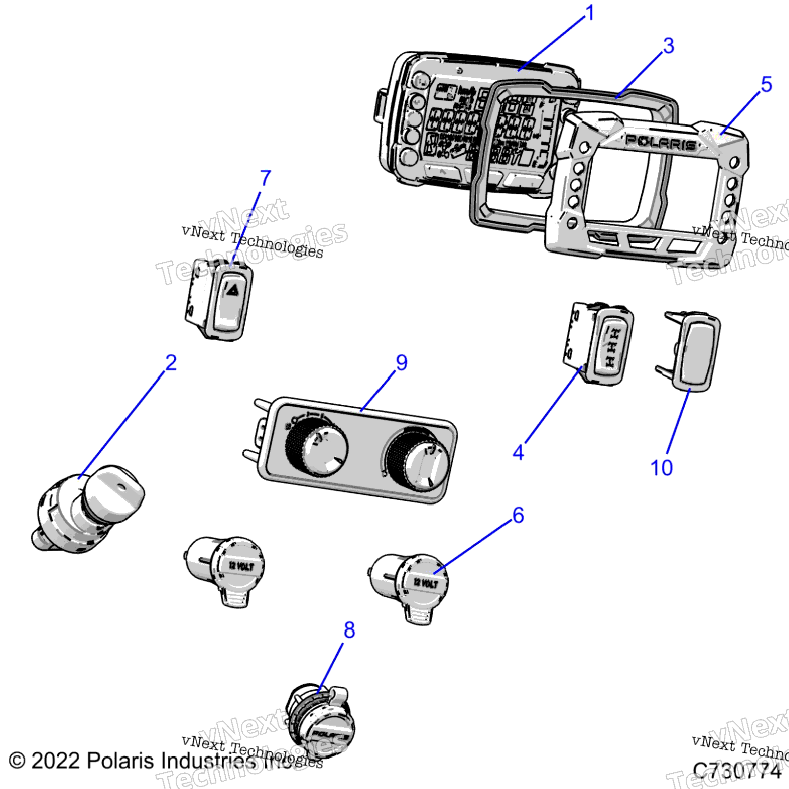 Electrical, Dash Instruments