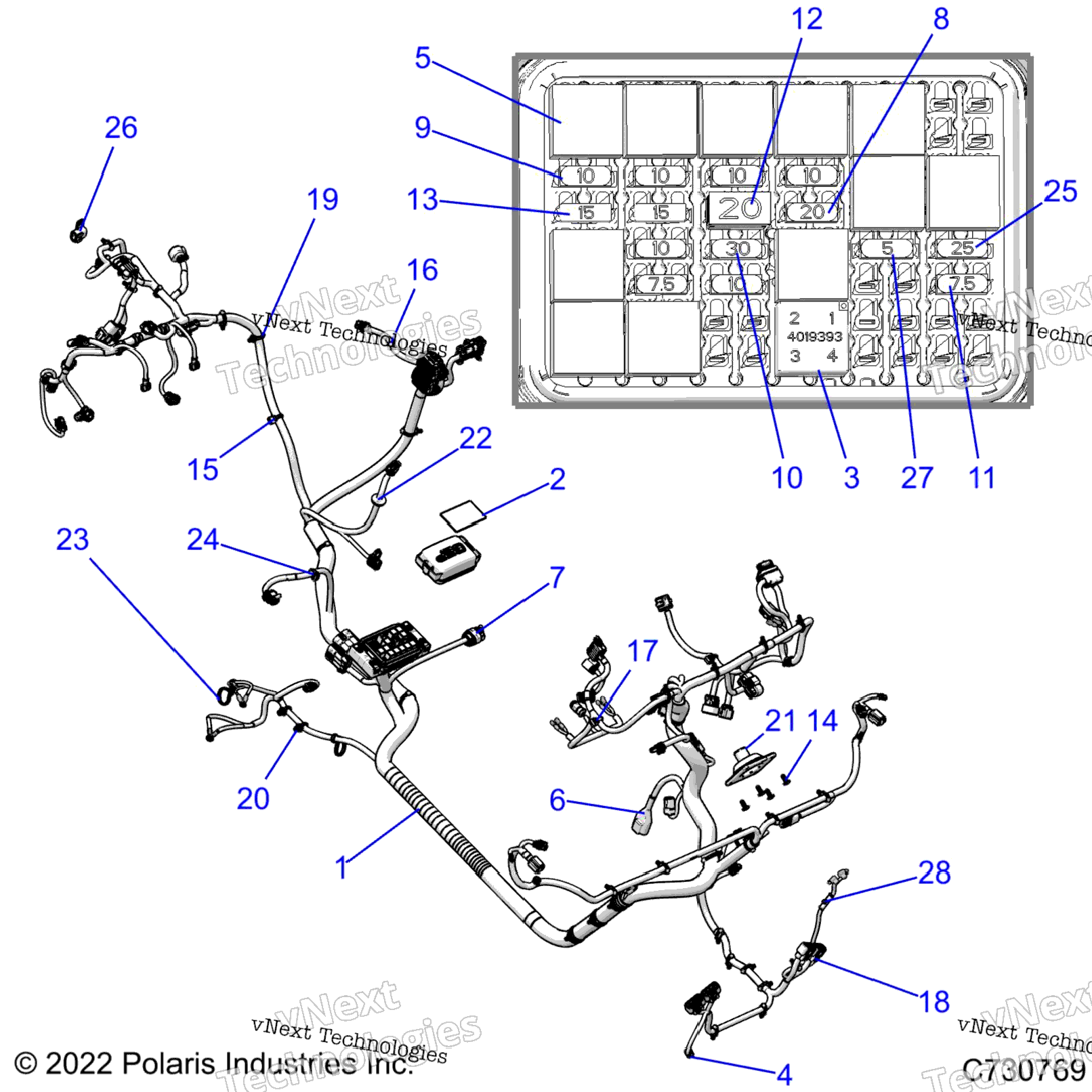 Electrical, Wire Harness R23tas99ck