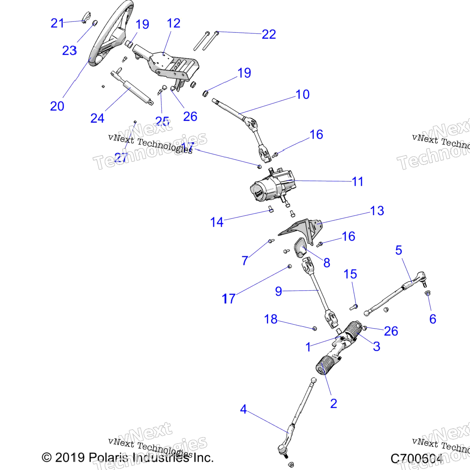 Steering, Steering Asm