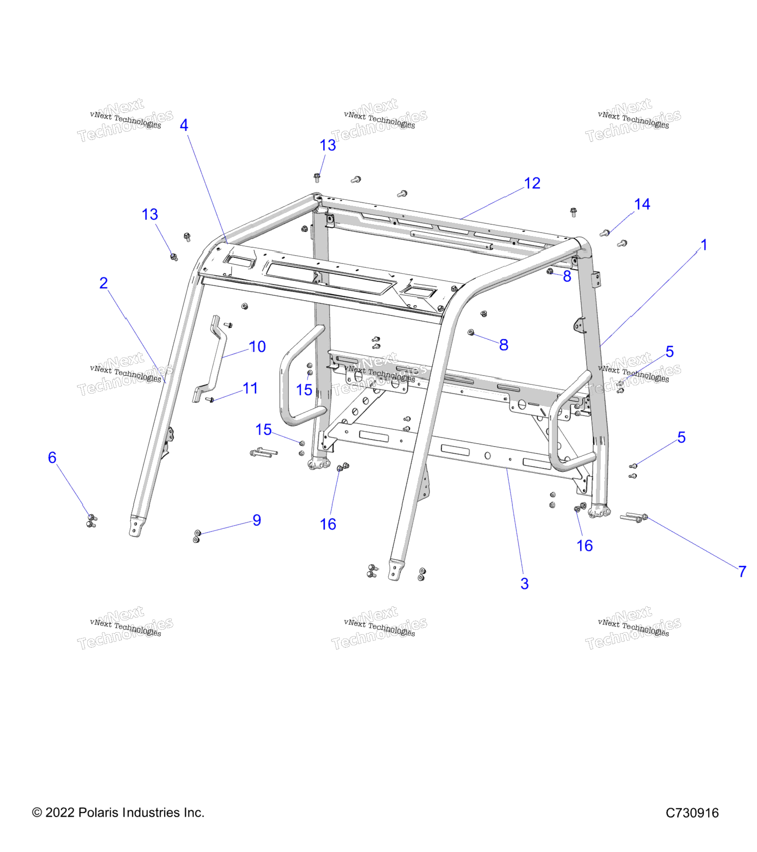 Chassis, Cab Frame