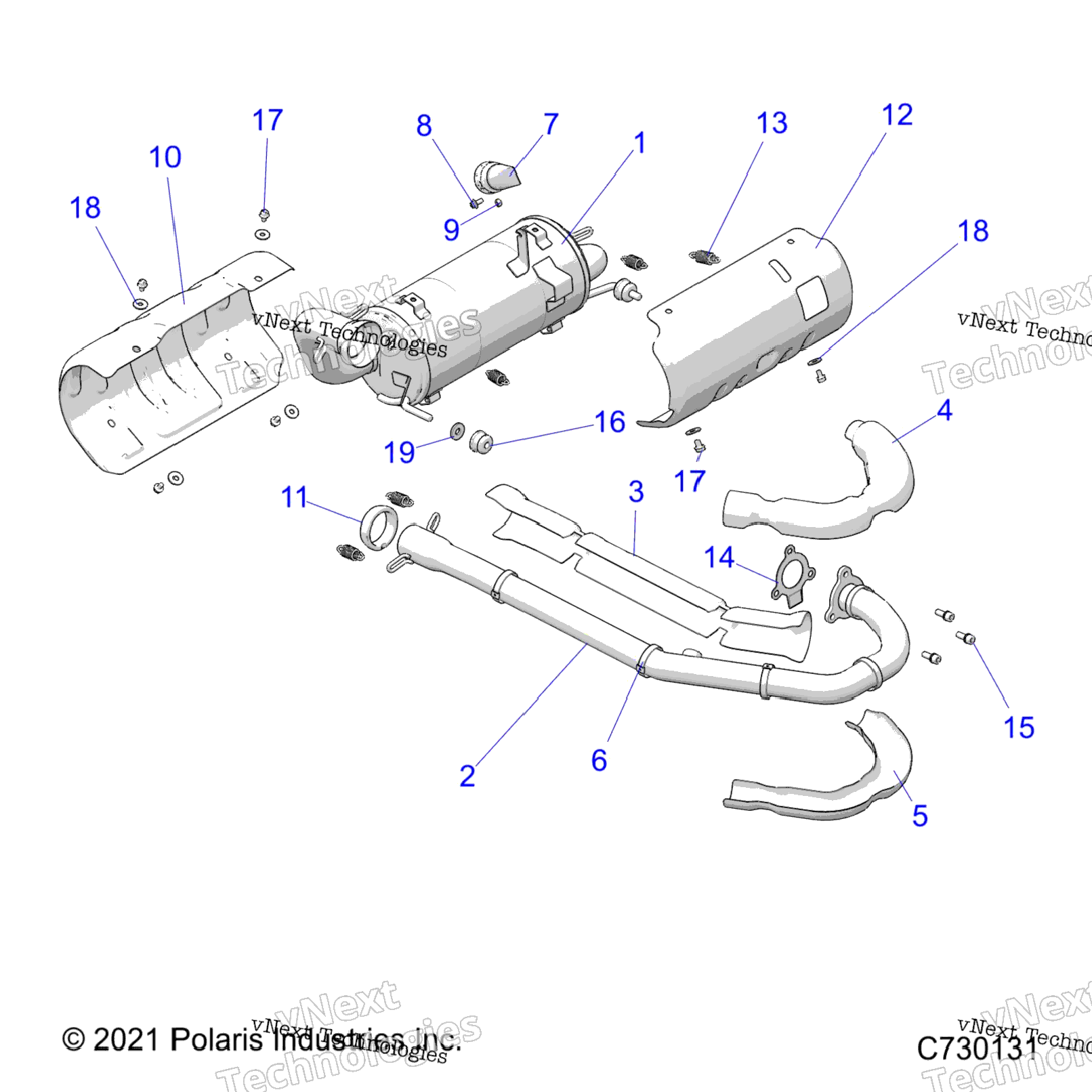 Engine, Exhaust System