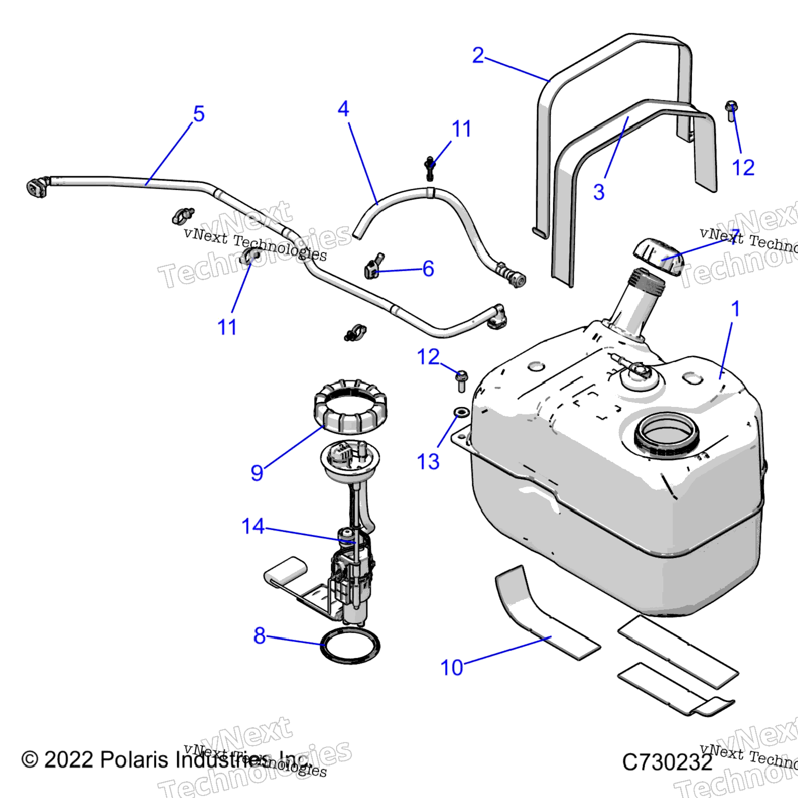 Fuel System, Fuel Tank Asm