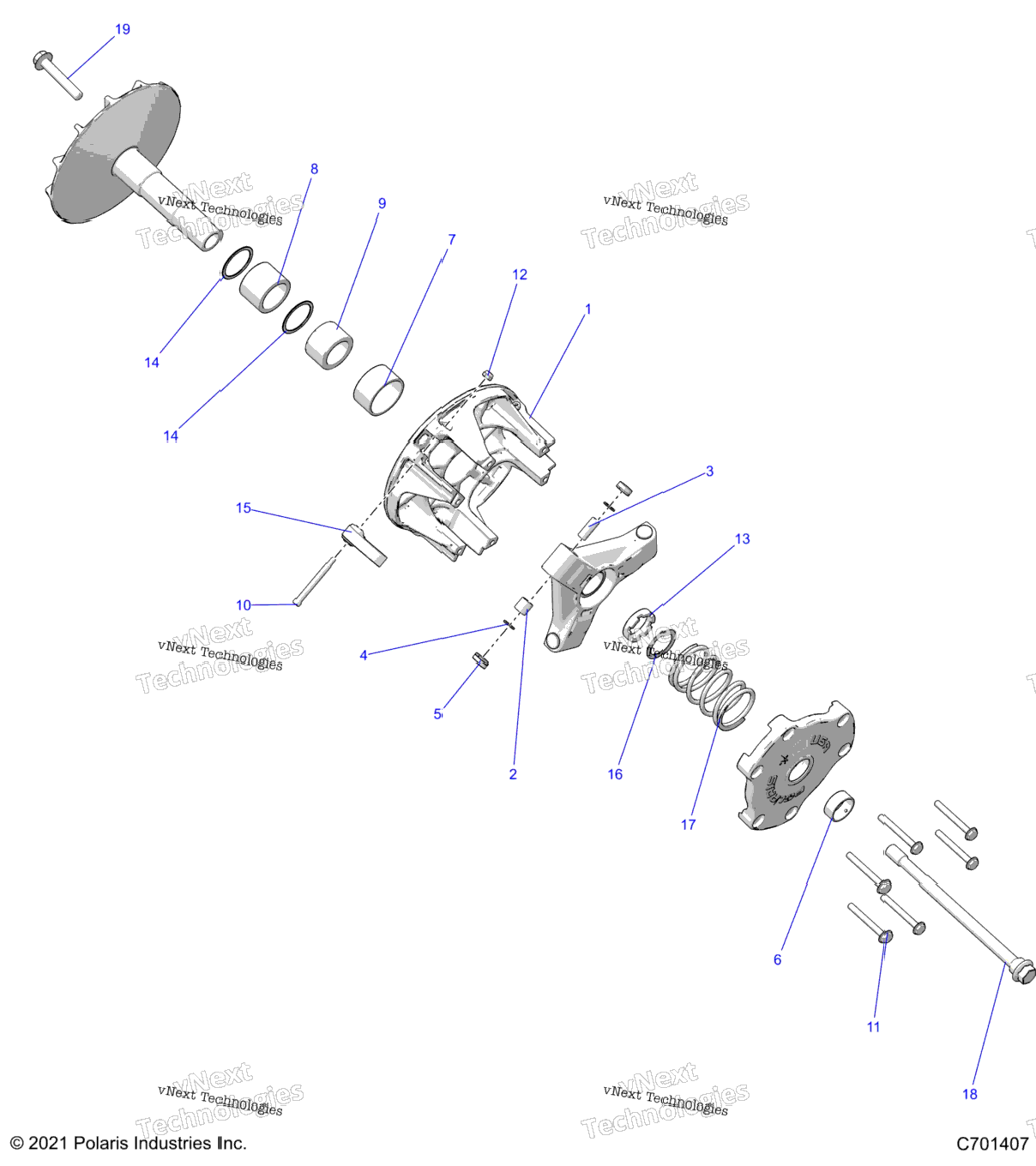 Drive Train, Primary Clutch