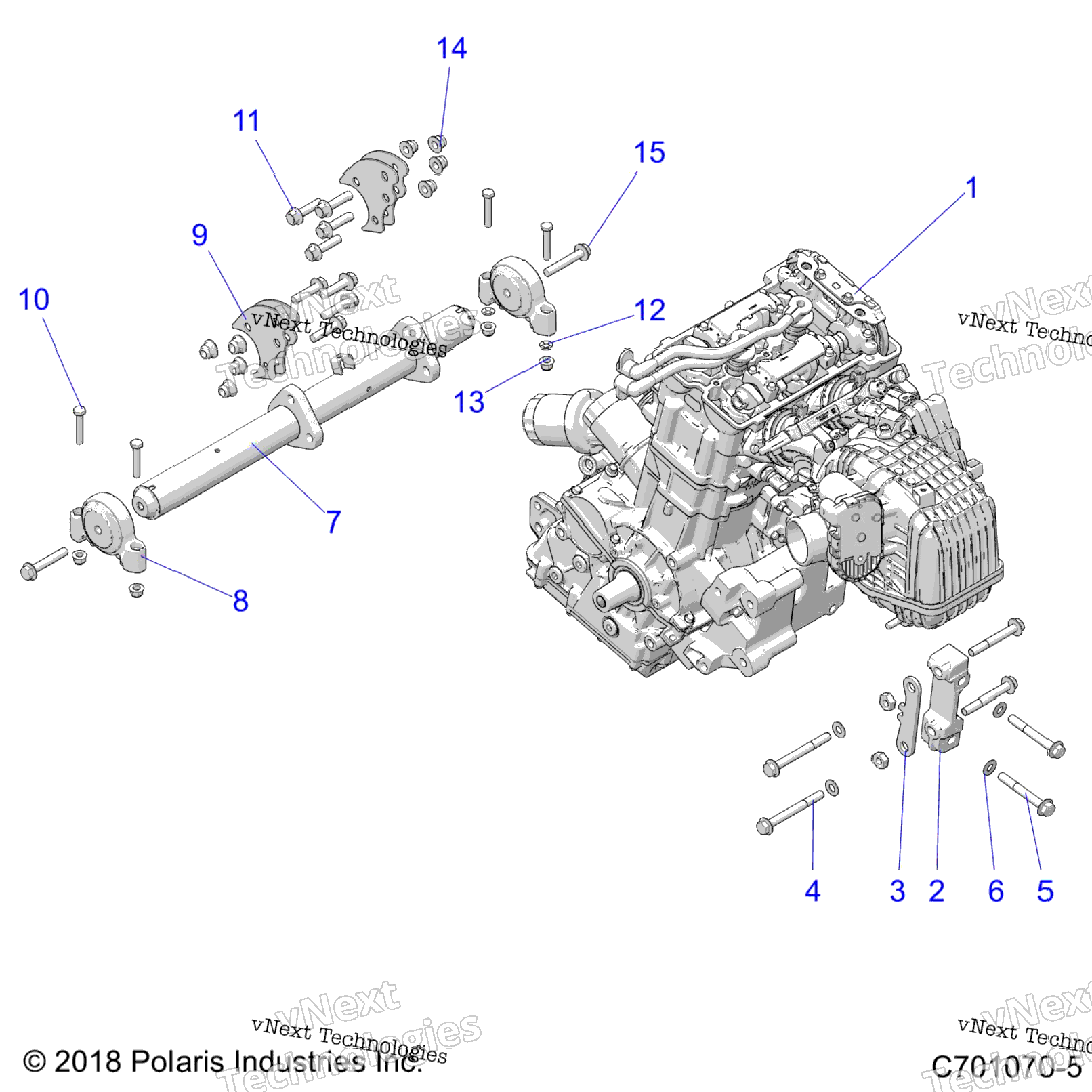 Engine, Mounting & Long Block