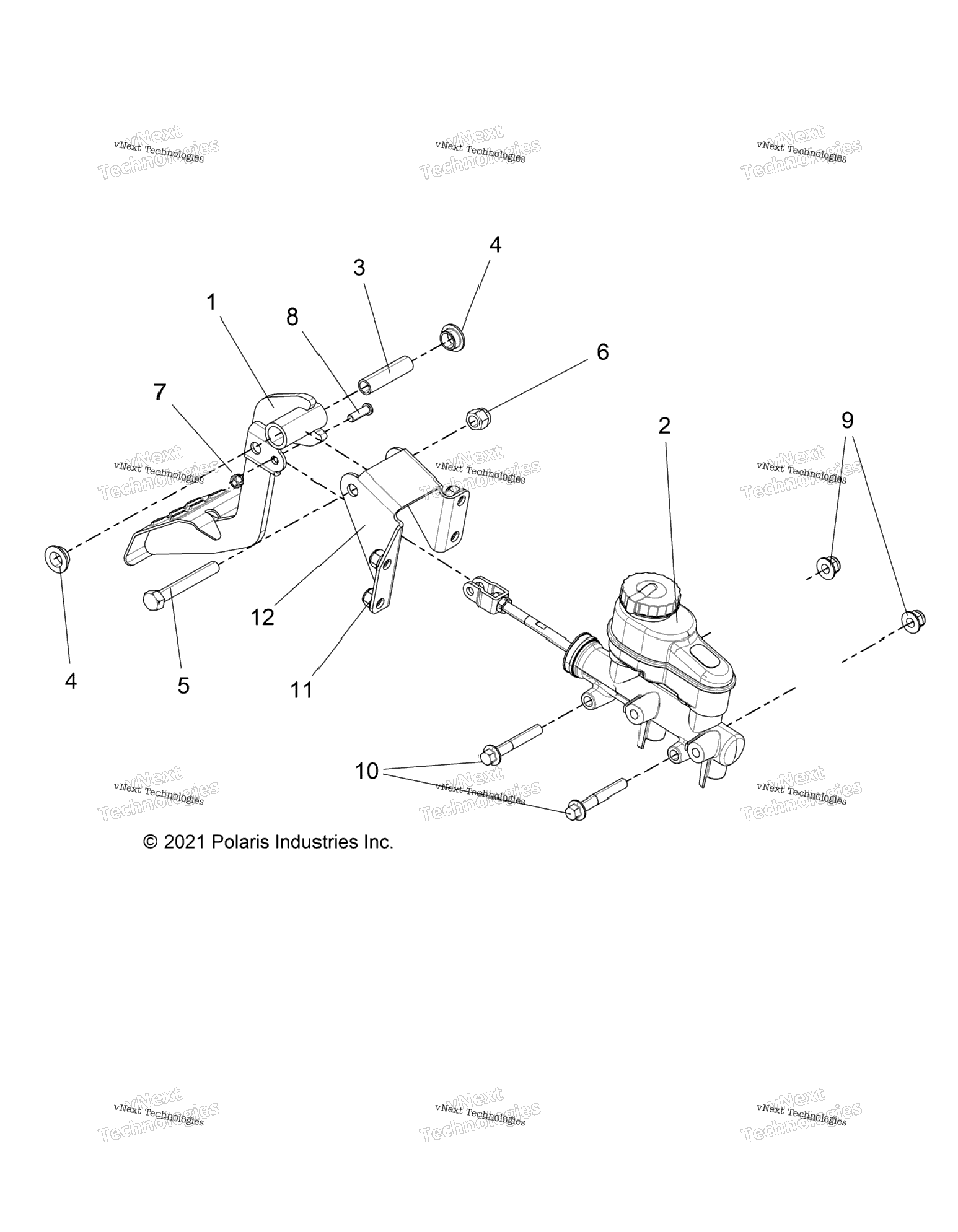 Brakes, Pedal And Master Cylinder