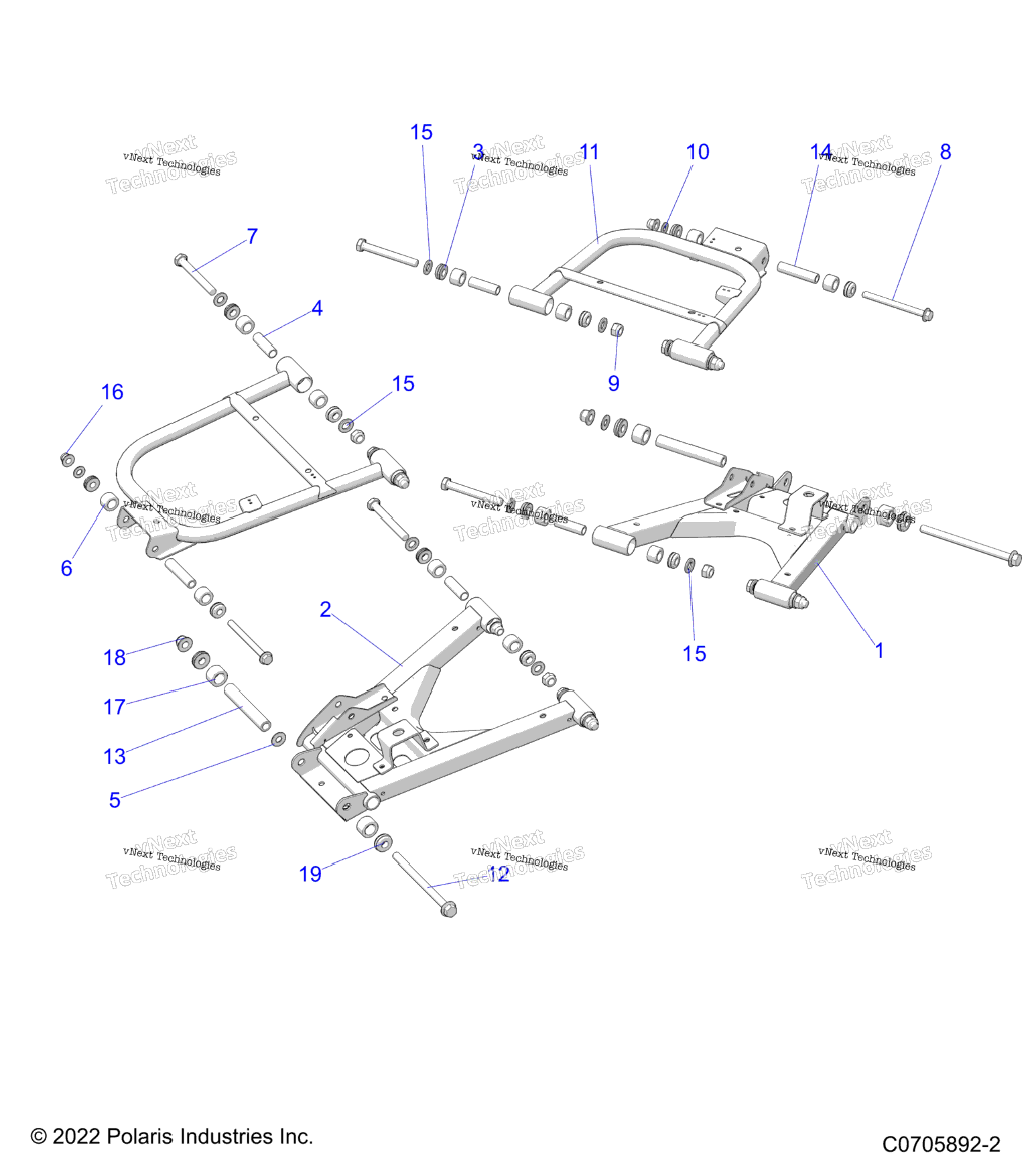 Suspension, Rear Control Arms