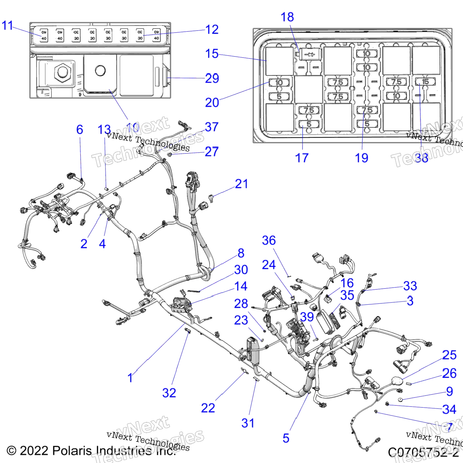 Electrical, Wire Harness, Chassis