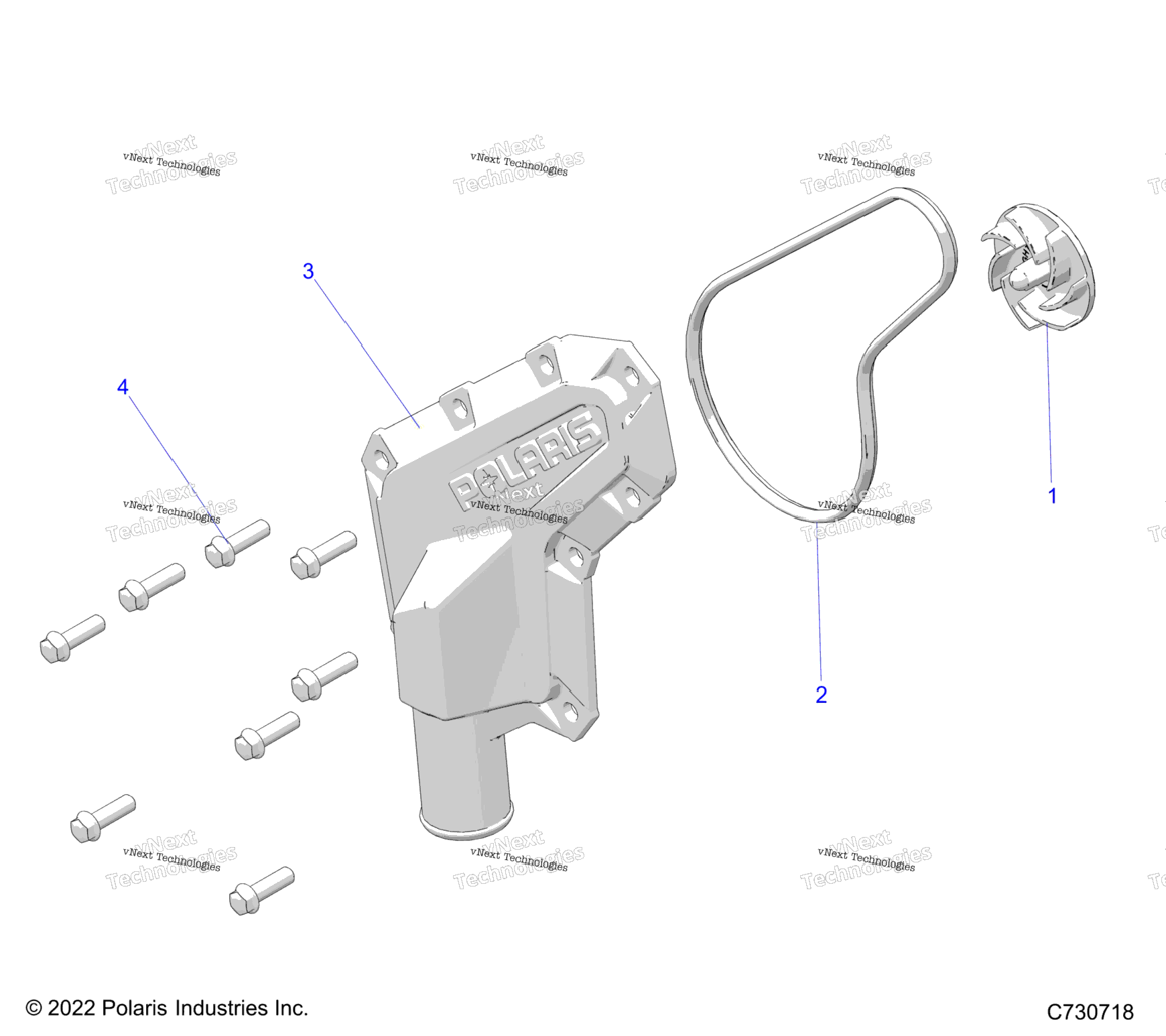 Engine, Waterpump Impeller & Cover