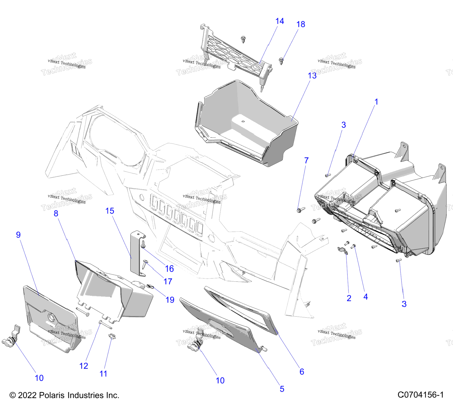 Body, Dash Storage Z23n4k99a99B