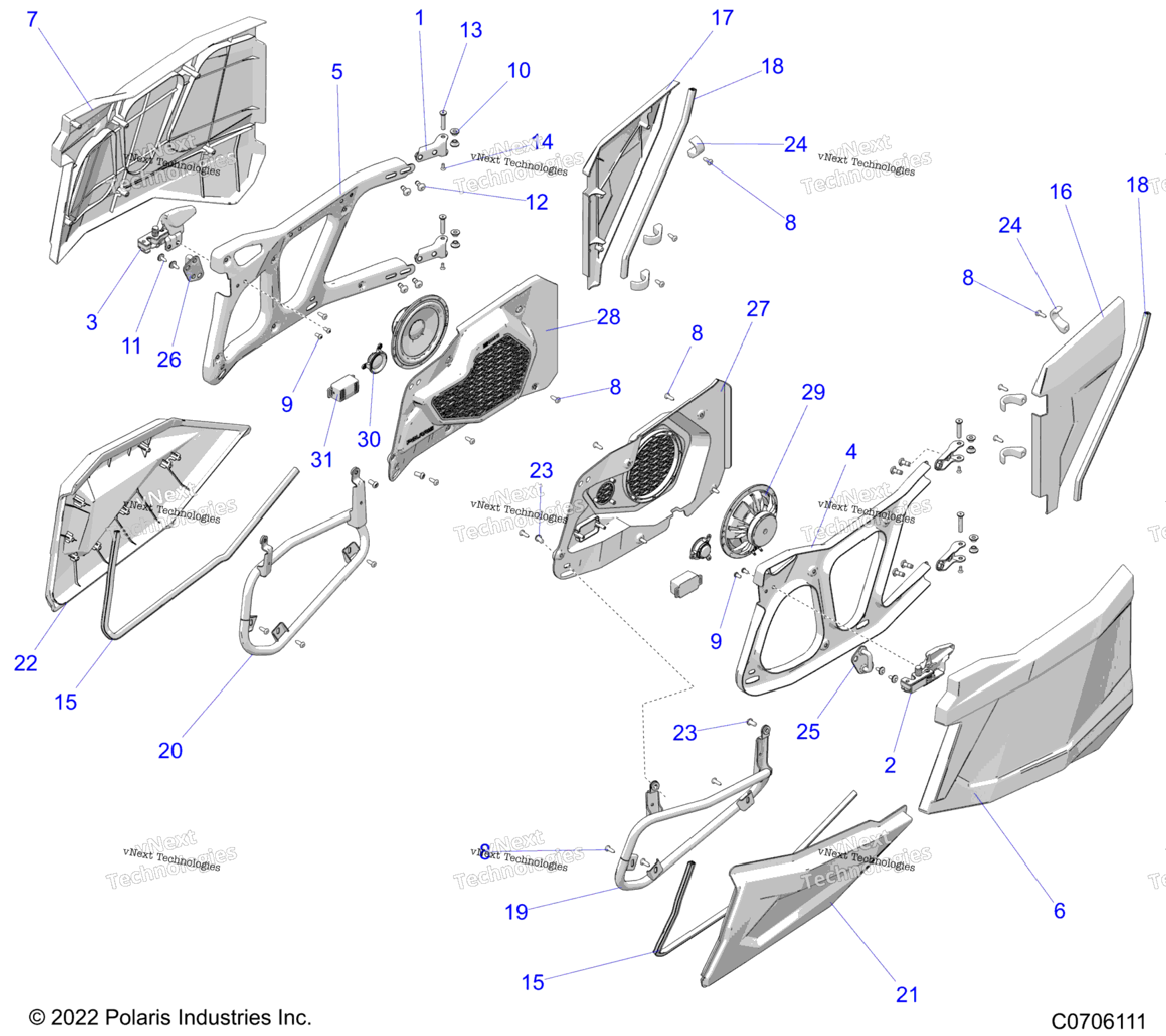 Body, Doors, Rear Z23n4k99a99B