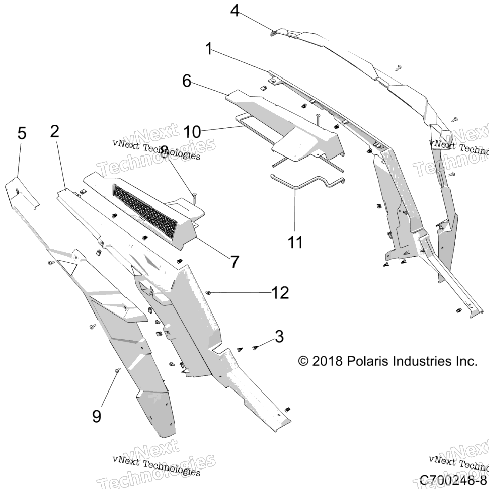 Body, Rear Fenders And Bezels Z23n4k99a99B