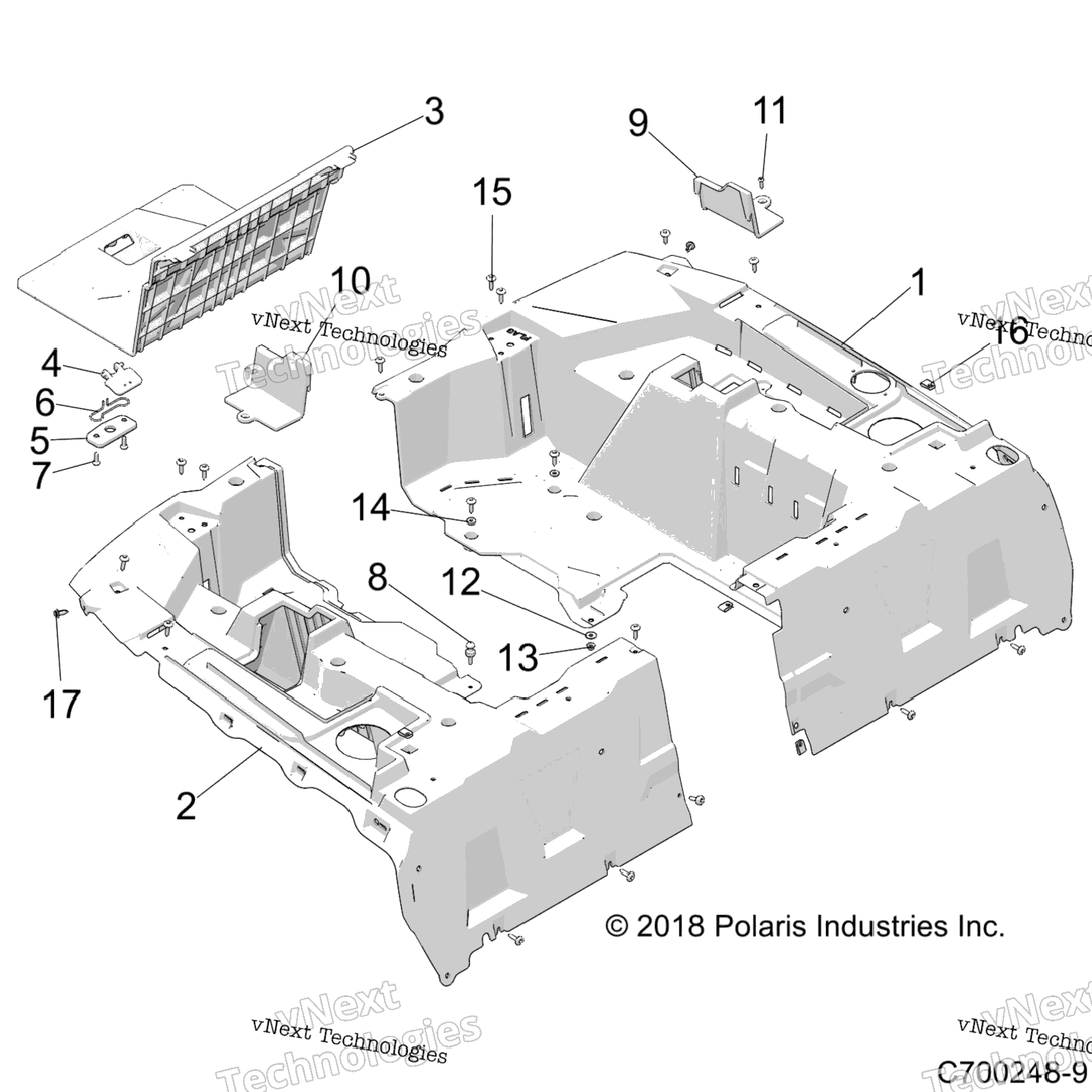 Body, Rear Rack Z23n4k99a99B