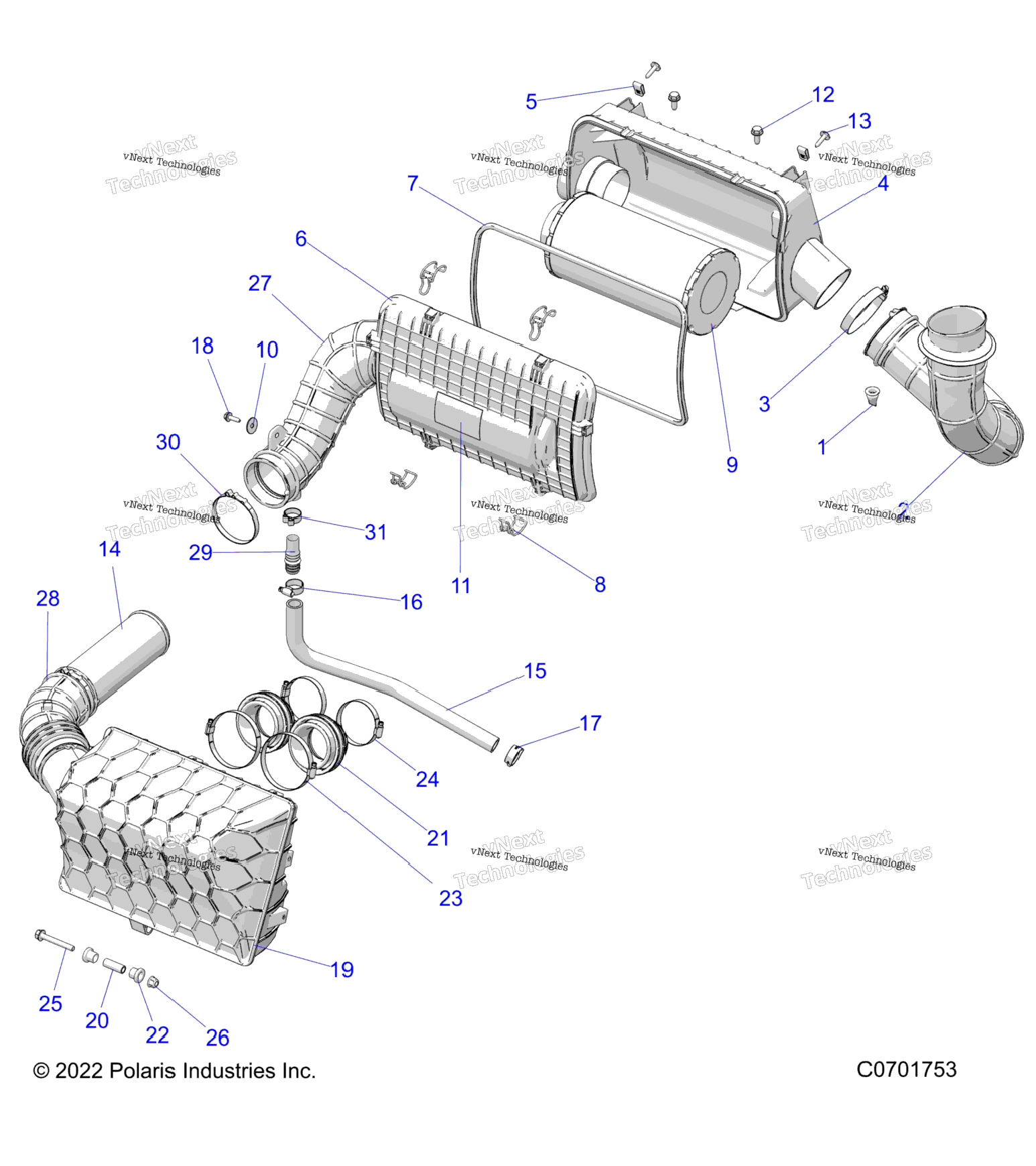 Engine, Air Intake System Z23n4k99a99B