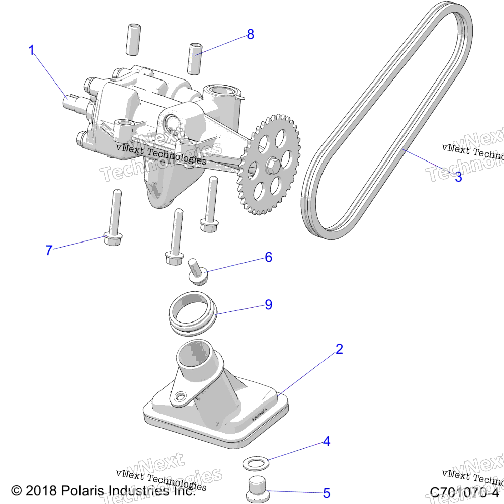 Engine, Oil Pump Z23n4k99a99B