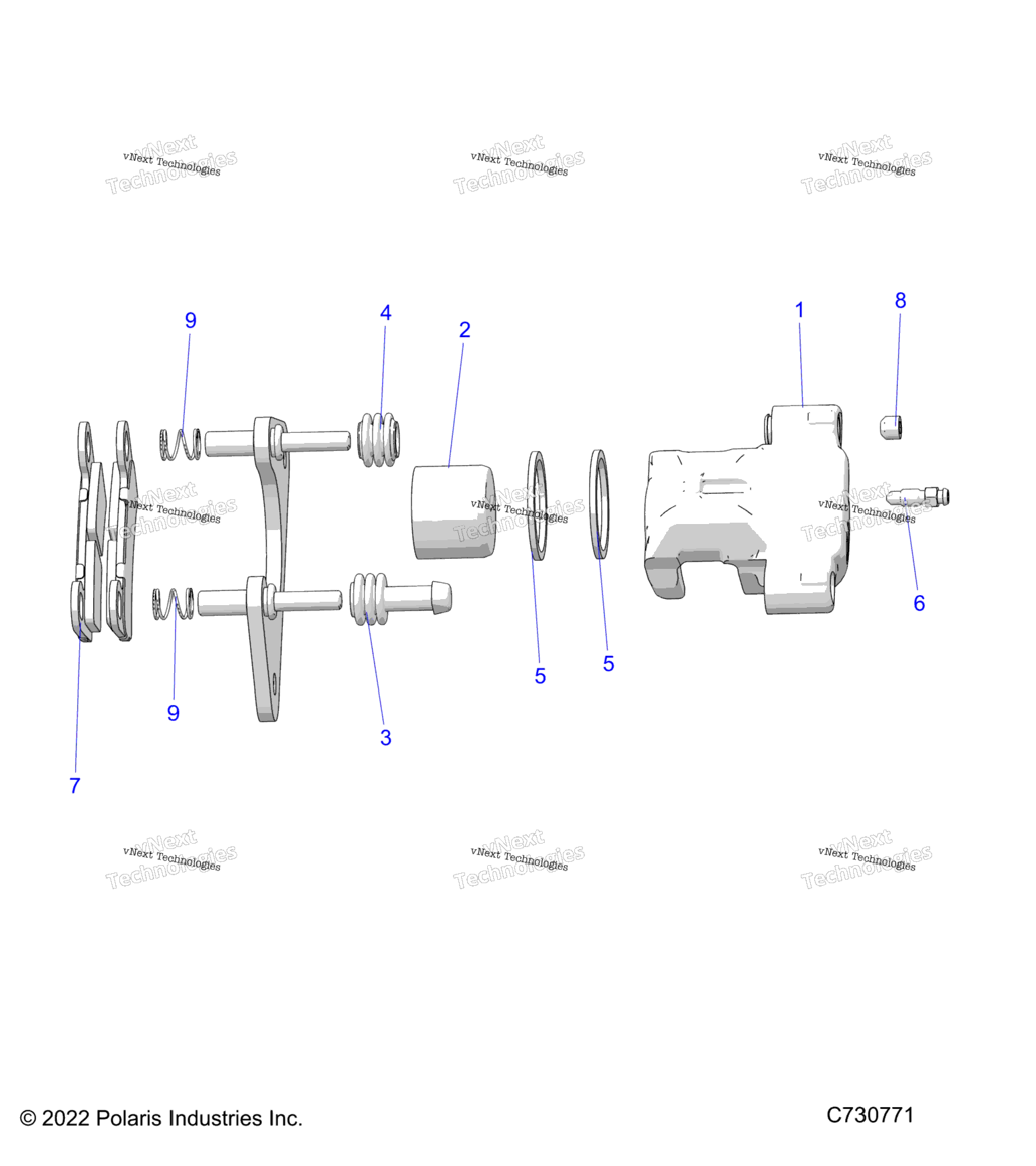 Brakes, Rear Caliper