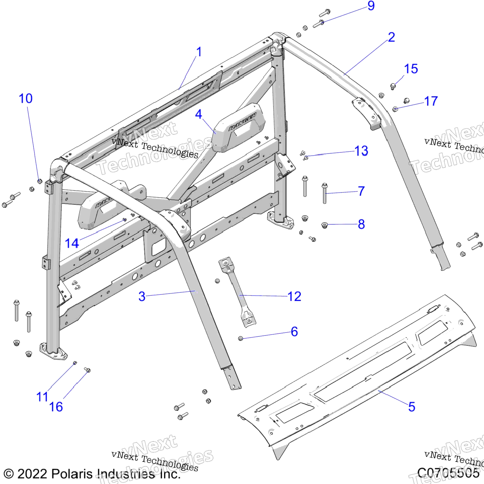 Chassis, Cab Frame