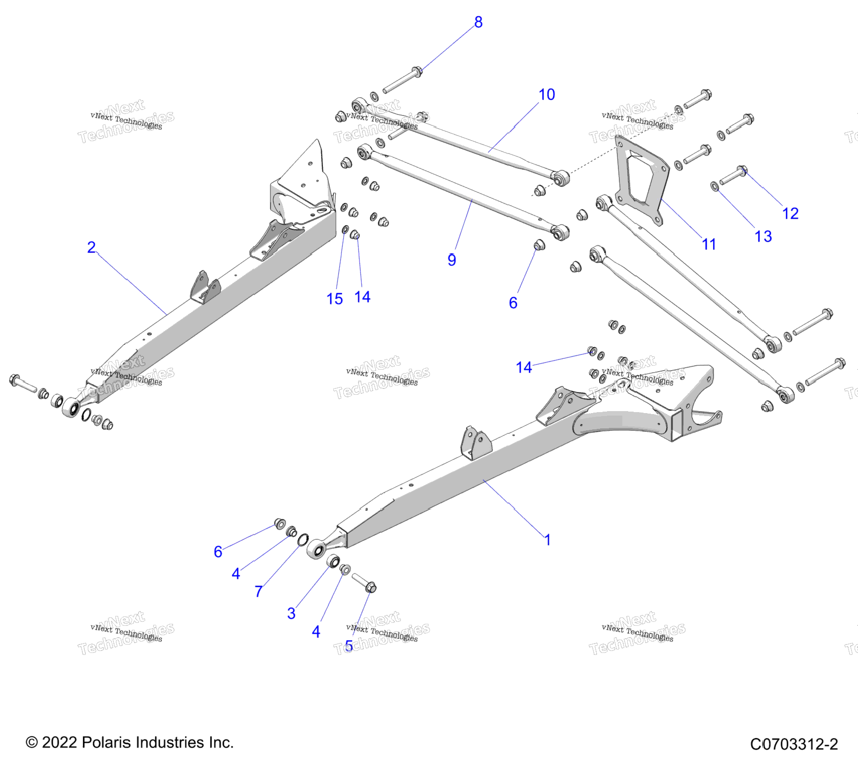 Suspension, Rear Control Arms Z23n4k99a99B