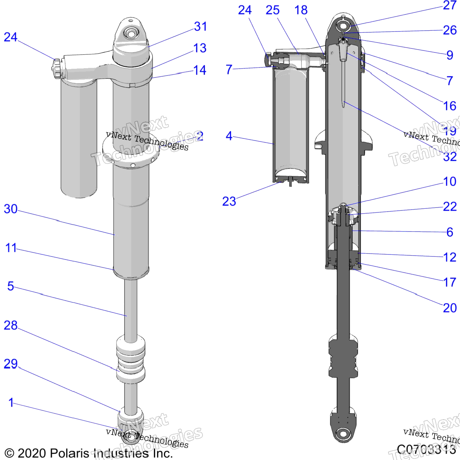 Suspension, Rear Shock Internals Z23n4k99a99B