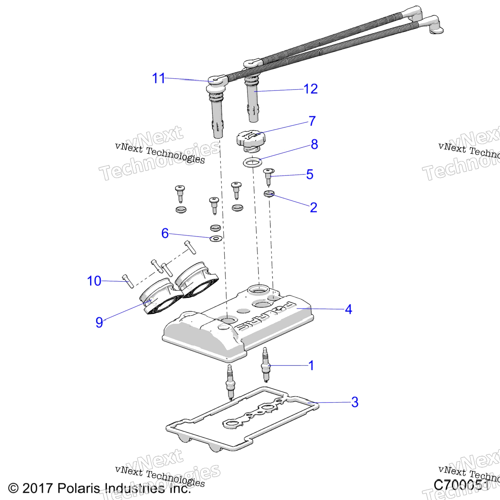 Engine, Throttle Body And Valve Cover