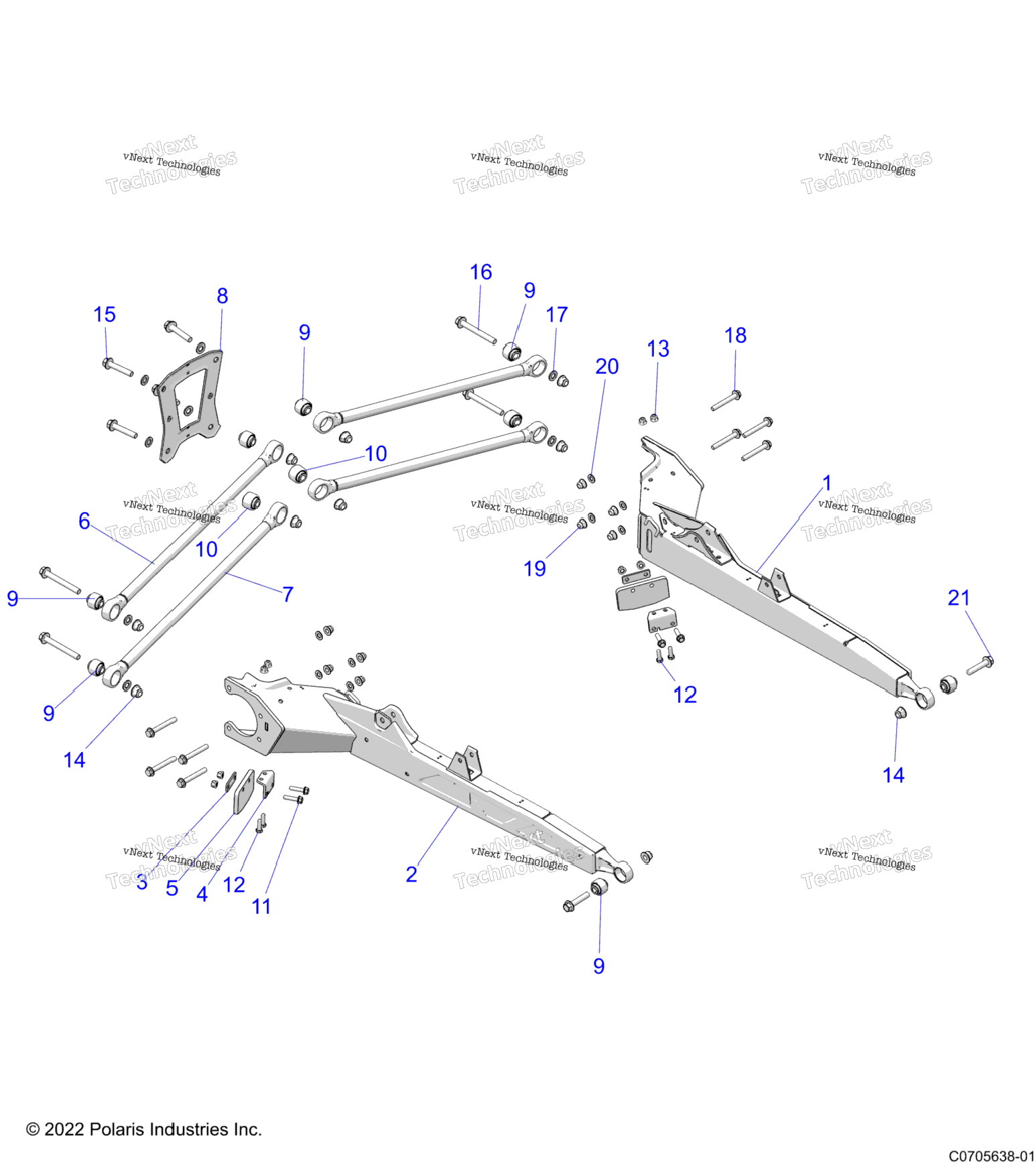 Suspension, Rear Control Arms