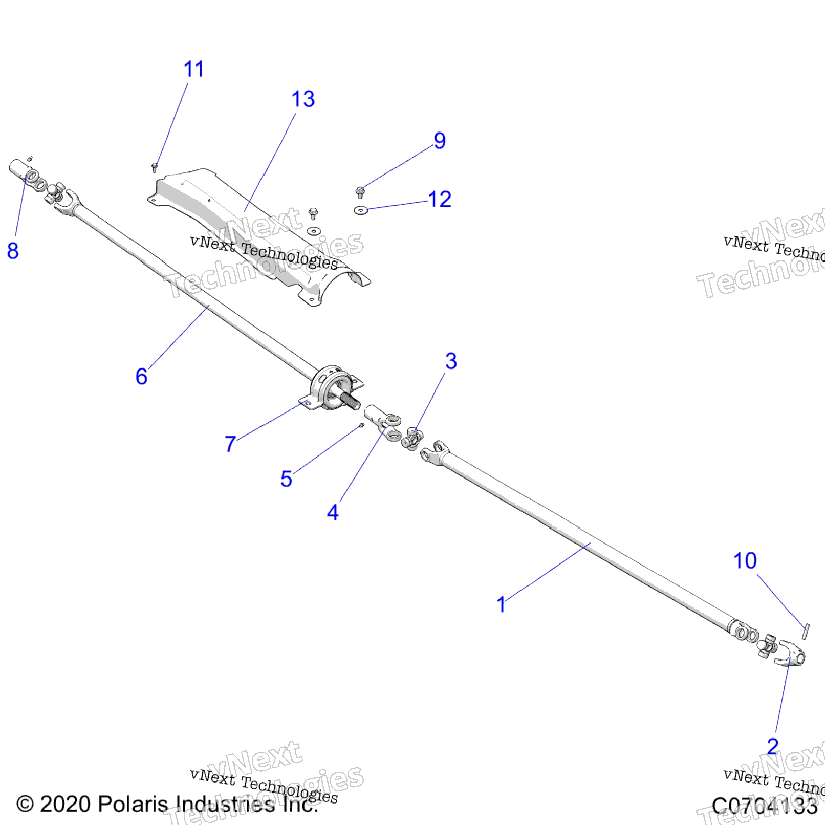 Drive Train, Prop Shaft