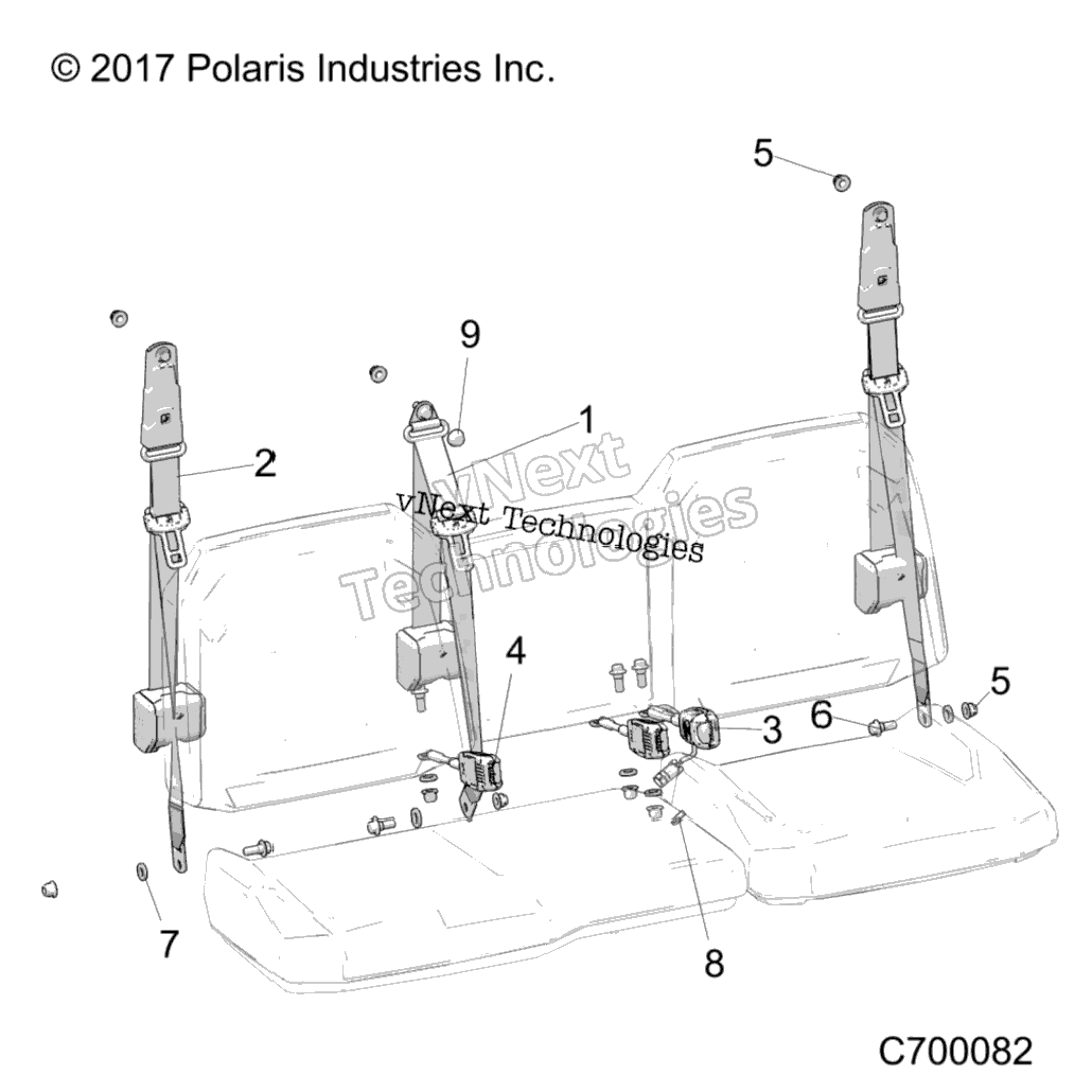 Body, Seat Belt Mounting