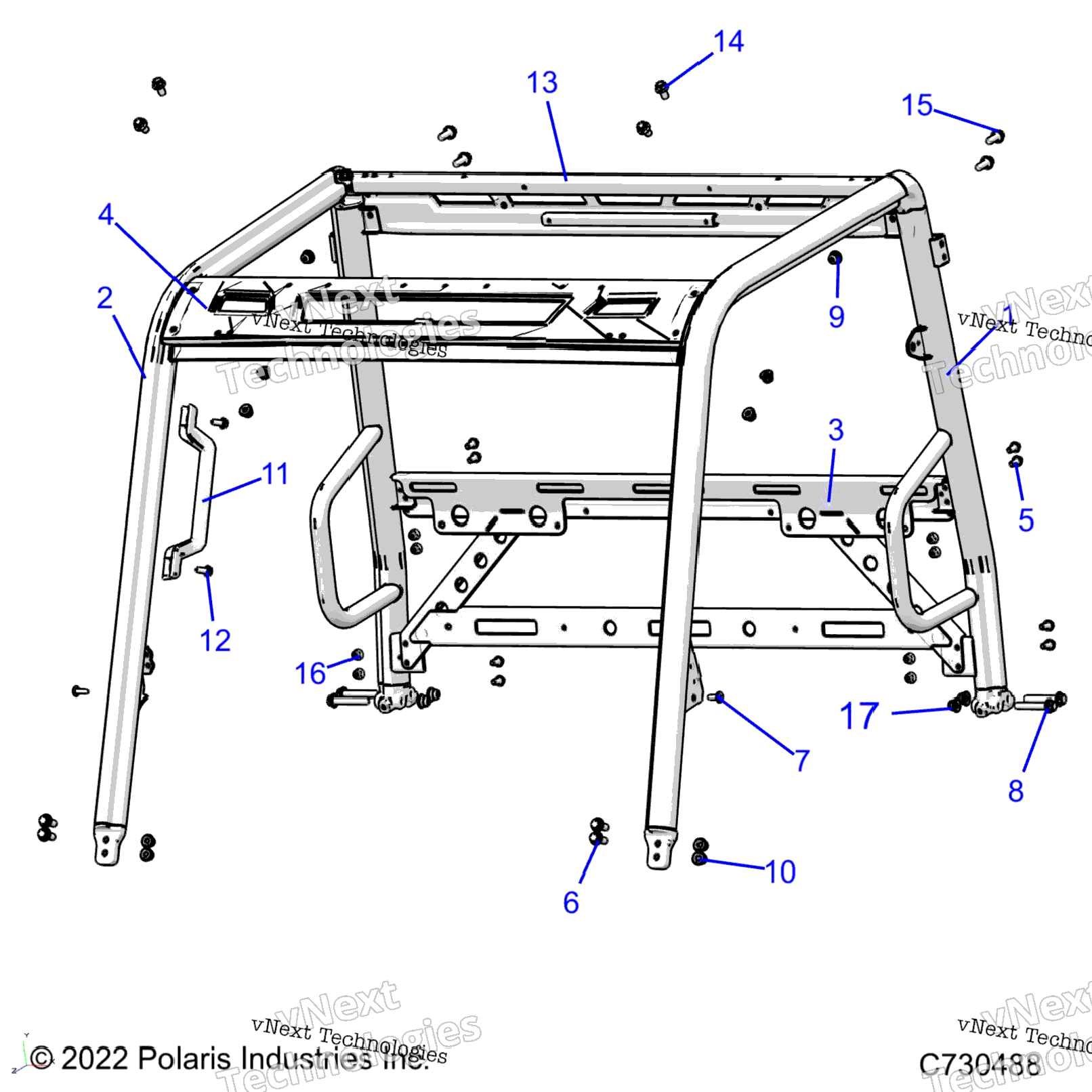 Chassis, Cab Frame