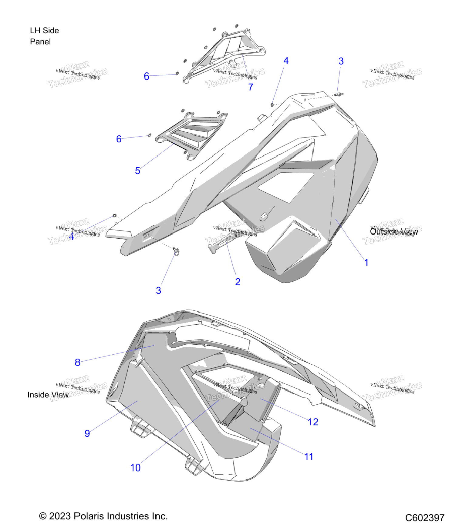 Body, Side Panel, Lh